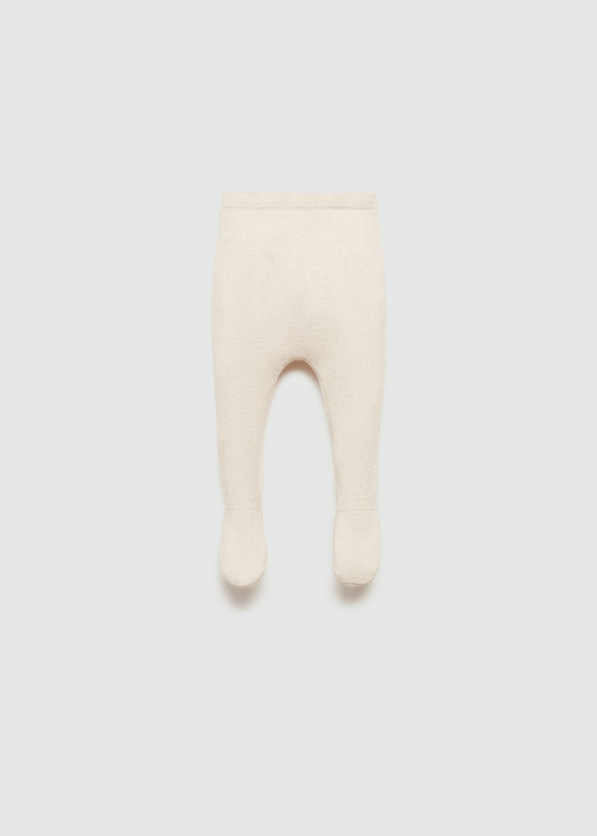 Cotton footed trousers - Article without model, Sand. Ref: 77094449-00.
