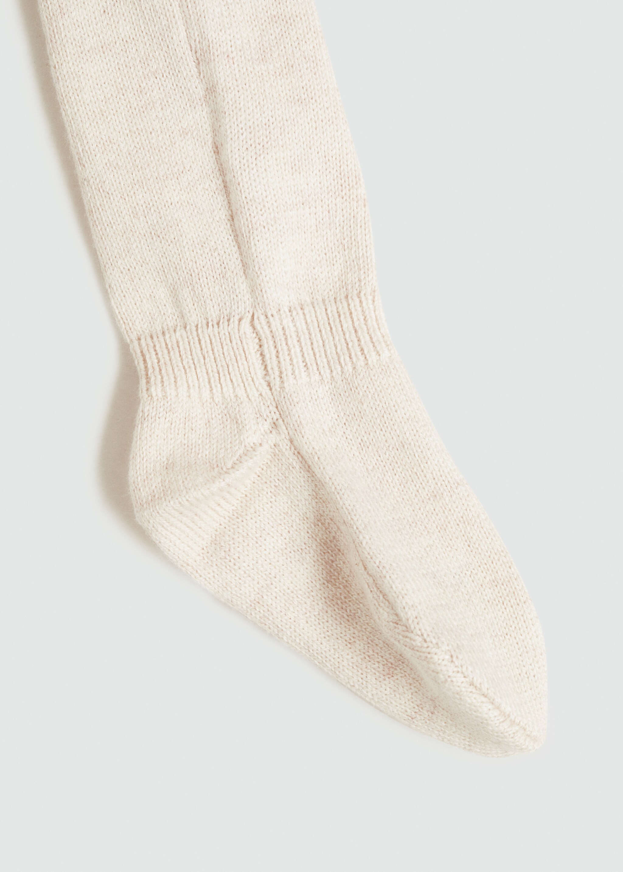 Cotton footed trousers - Details of the article 8, Sand. Ref: 77094449-00.