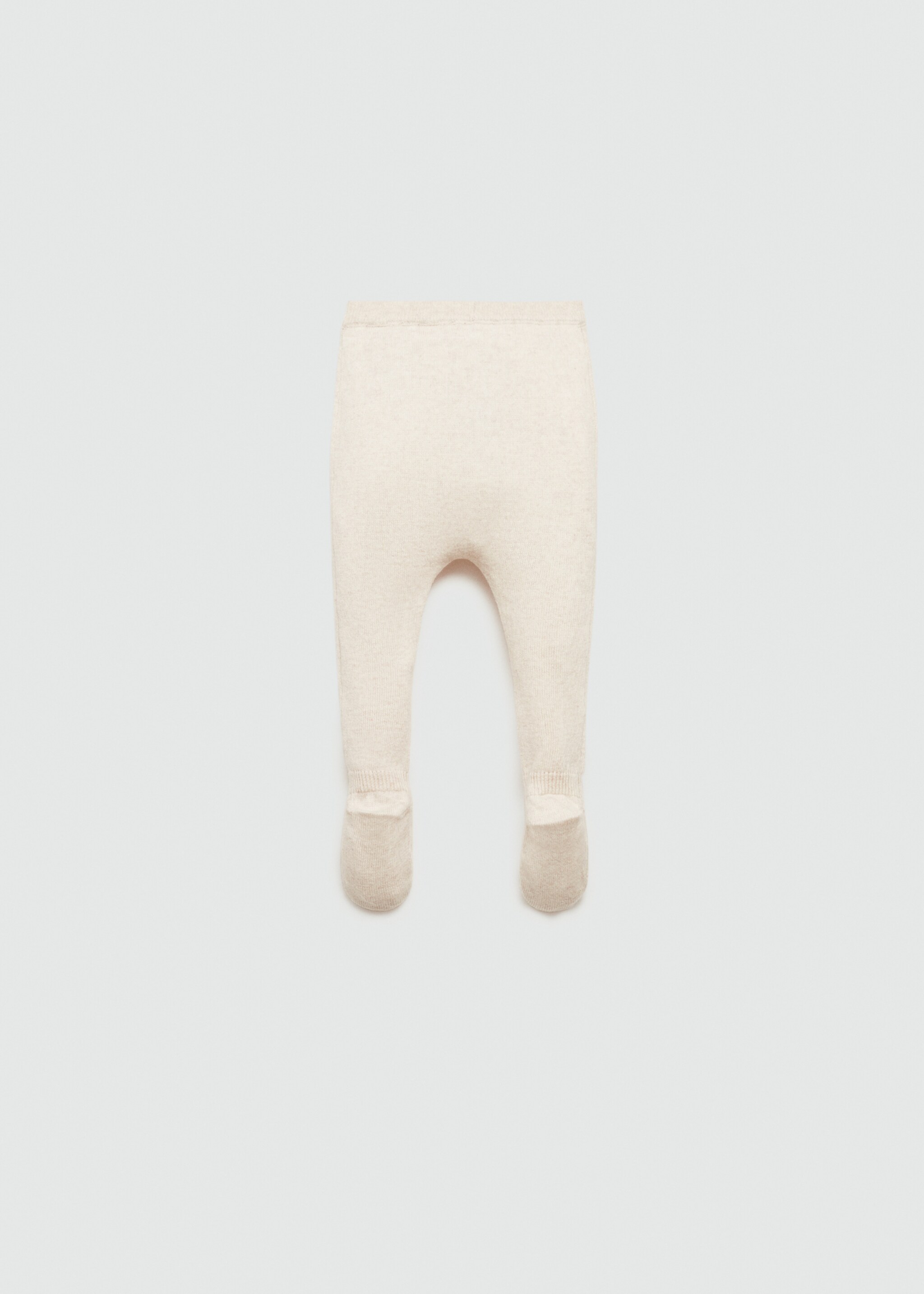 Cotton footed trousers - Reverse of the article, Sand. Ref: 77094449-00.