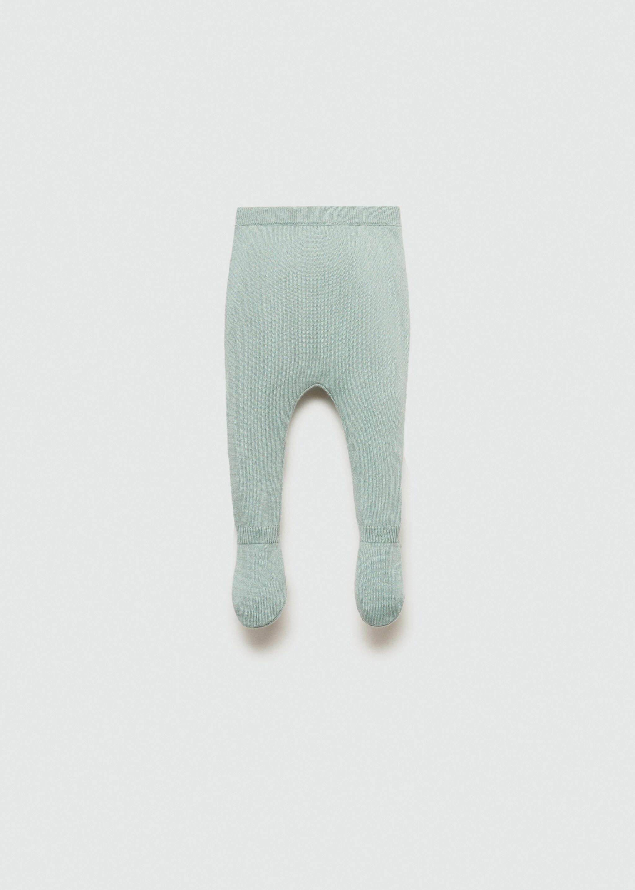 Cotton footed trousers - Article without model, Green. Ref: 77094449-00.