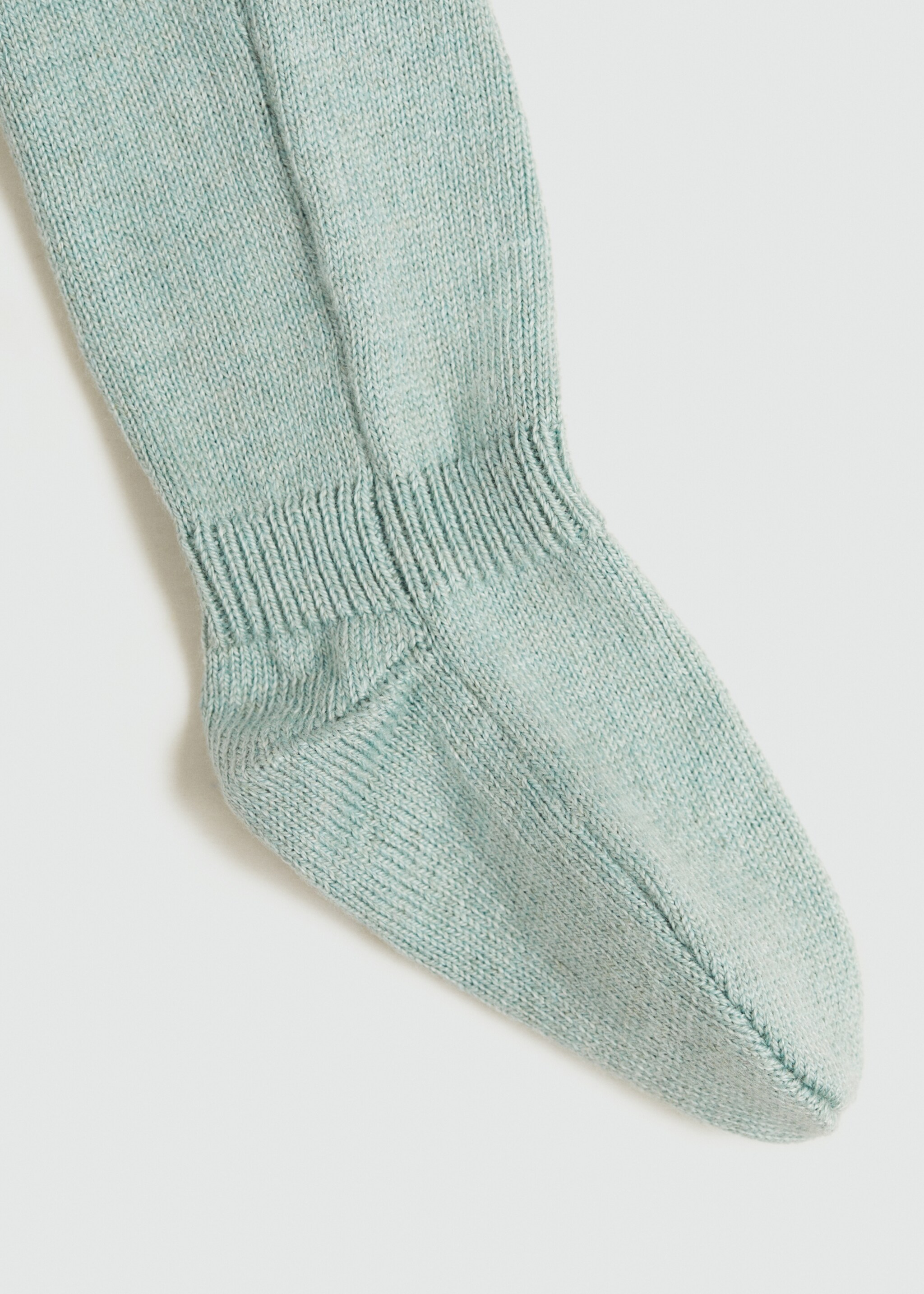 Cotton footed trousers - Details of the article 8, Green. Ref: 77094449-00.