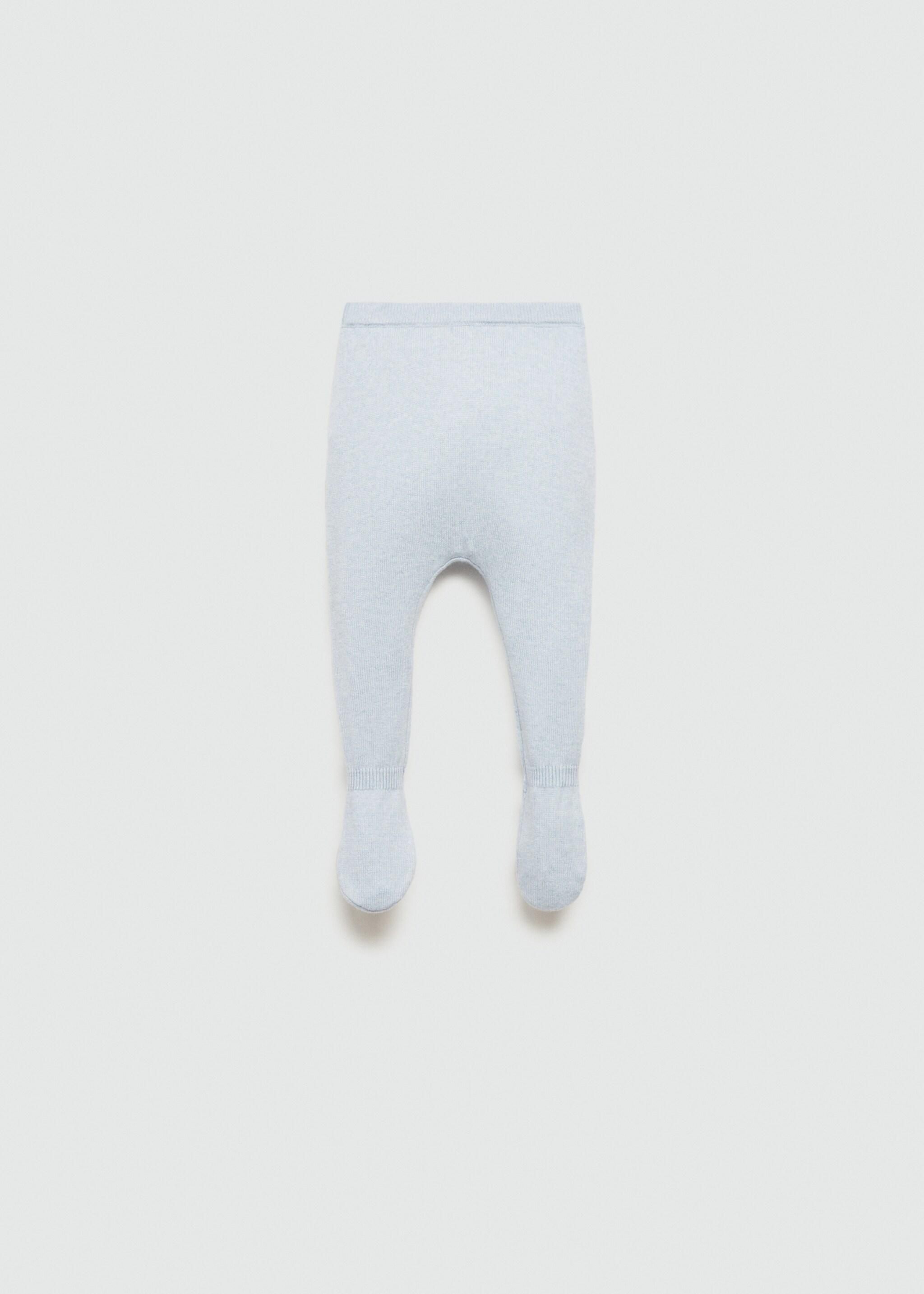 Cotton footed trousers - Article without model, Sky Blue. Ref: 77094449-00.