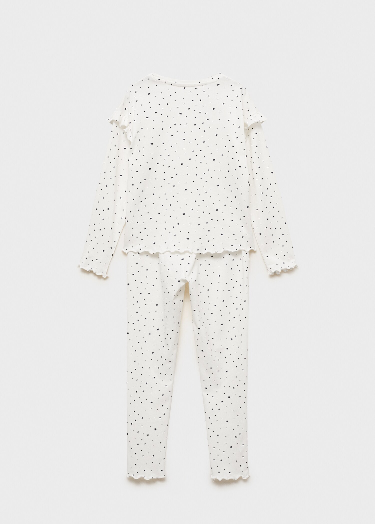 Long star-print pyjamas - Reverse of the article