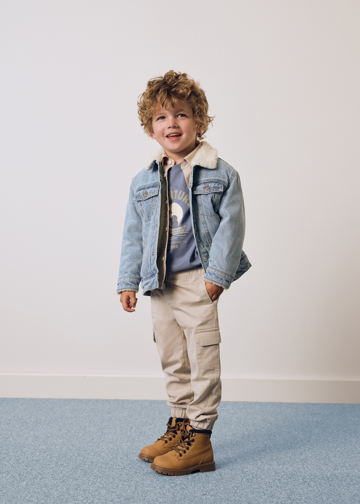 Cargo jogger pants Baby boys MANGO OUTLET USA - Main Image