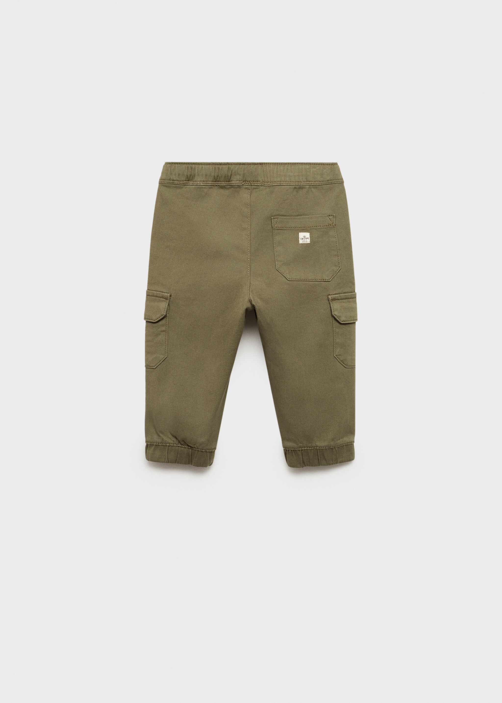 Παντελόνι jogger cargo - Πίσω όψη προϊόντος, Χακί. Ref: 77094759-00.