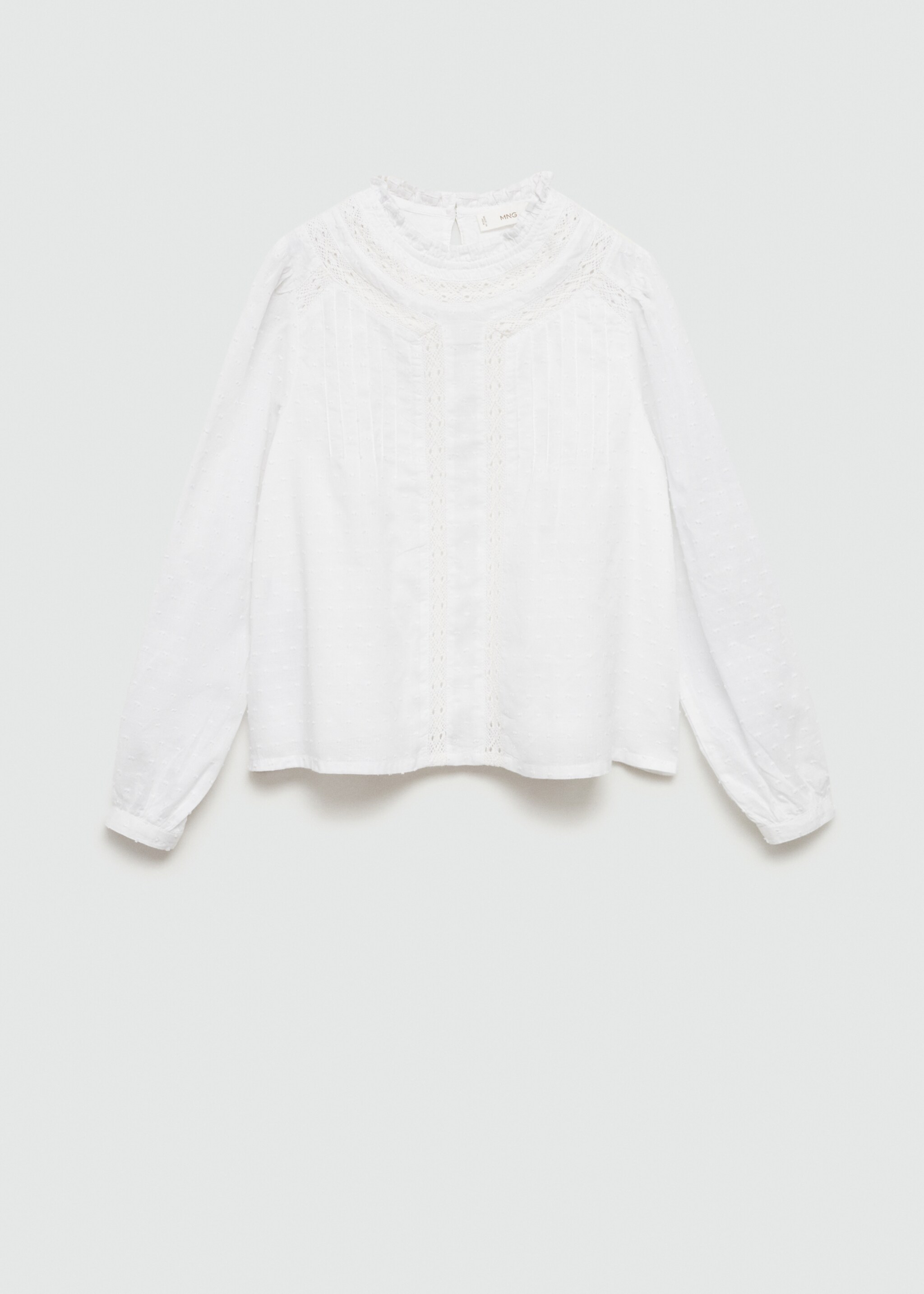 Brusa cotó brodats - Article sense model, Blanc. Ref: 77094764-00.