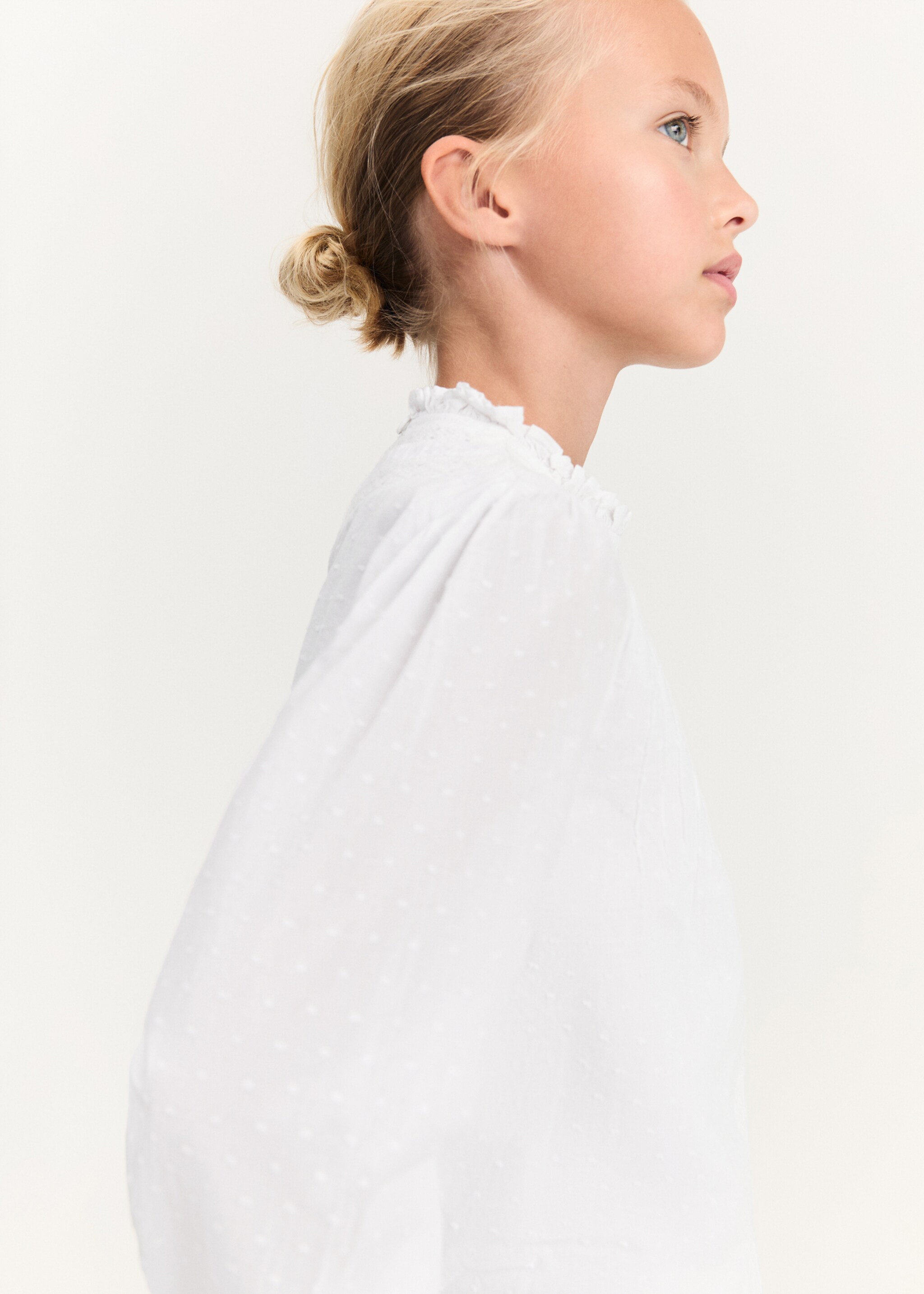 Brusa cotó brodats - Detall de l'article 1, Blanc. Ref: 77094764-00.