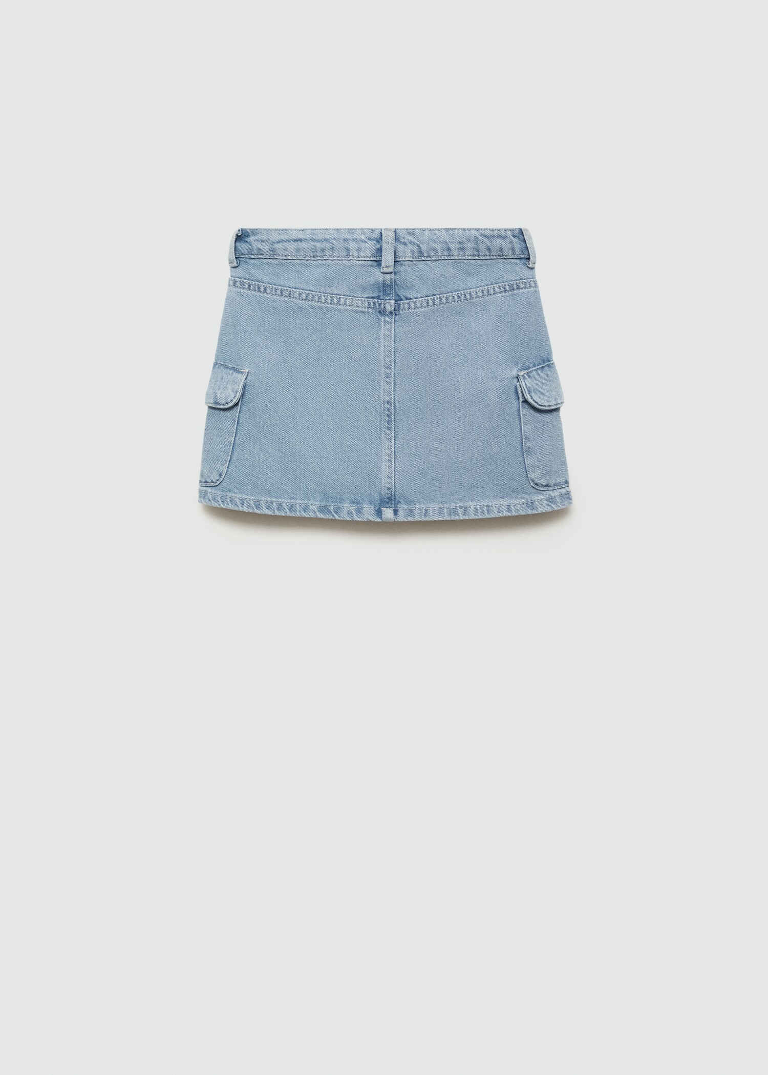Jupe cargo denim - Verso de l’article