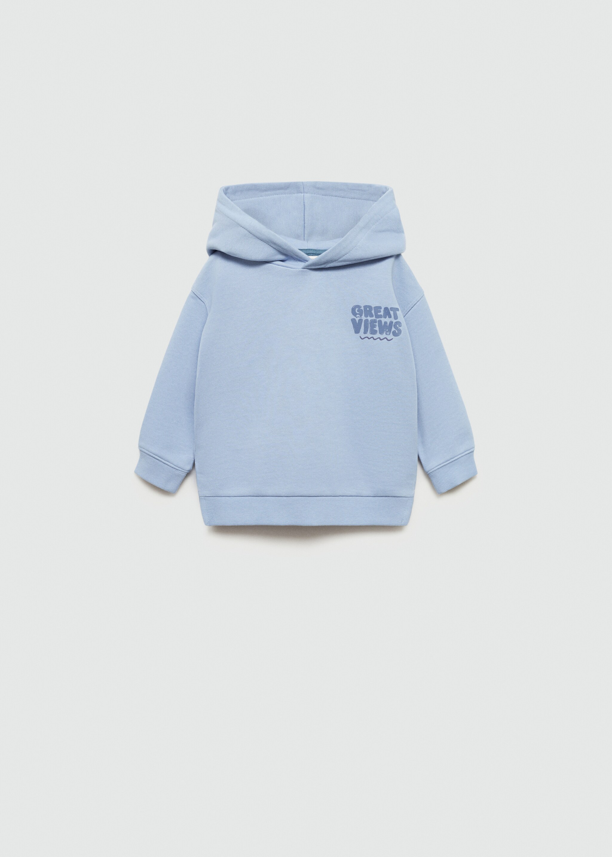 Surf printed sweatshirt - Article without model, Blue. Ref: 77094776-00.