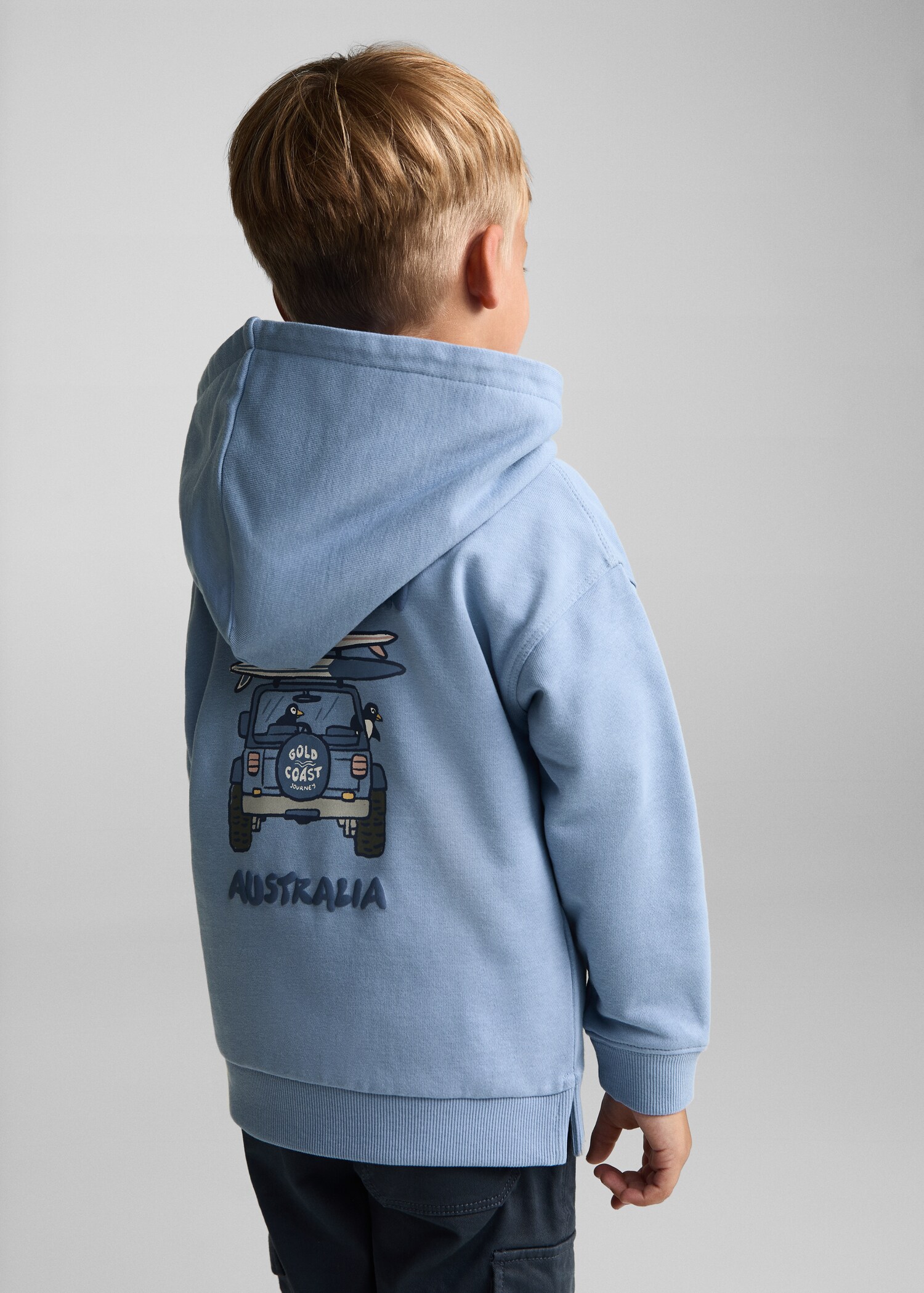 Surf printed sweatshirt - Reverse of the article