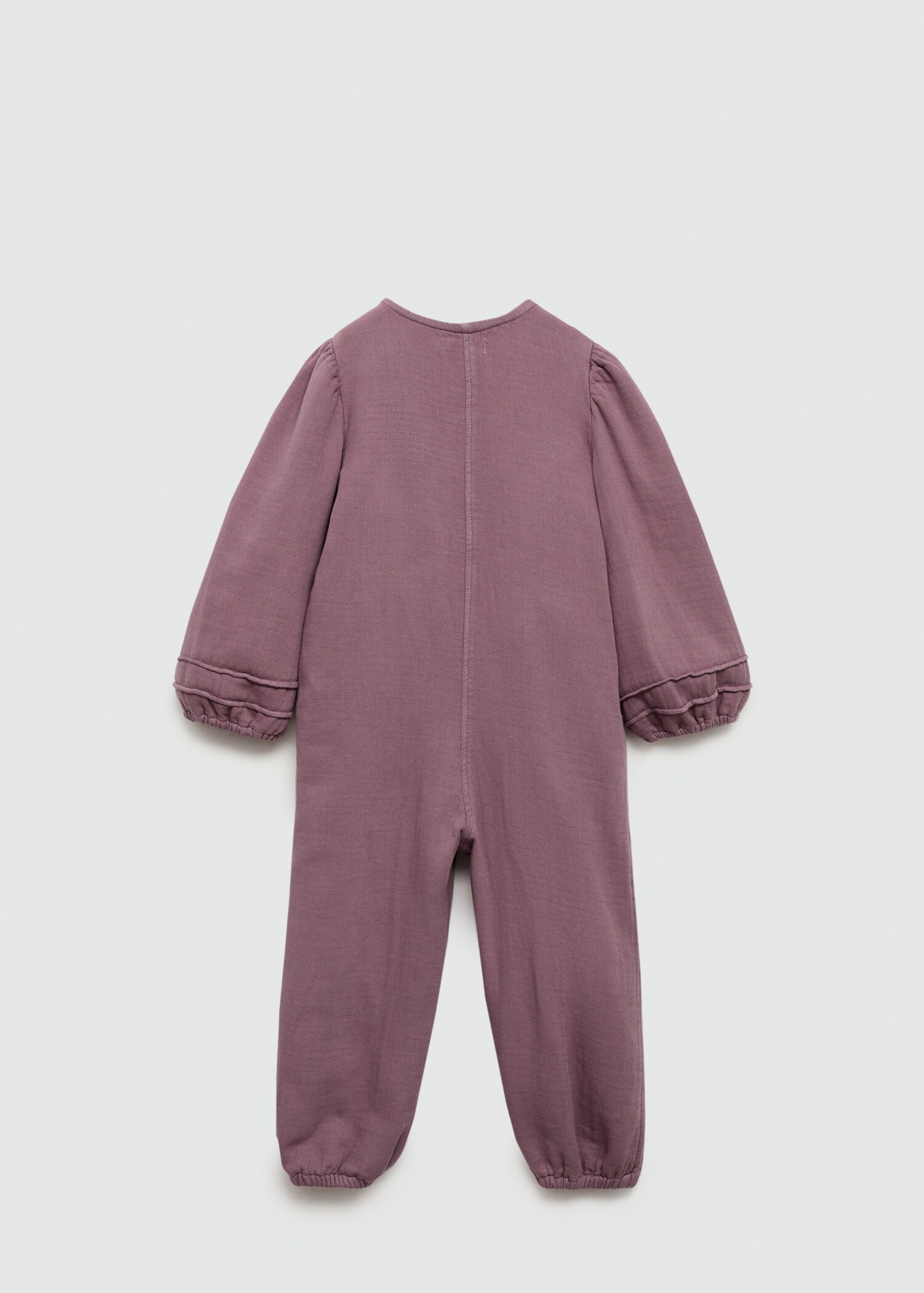 Cotton long jumpsuit - Reverse of the article