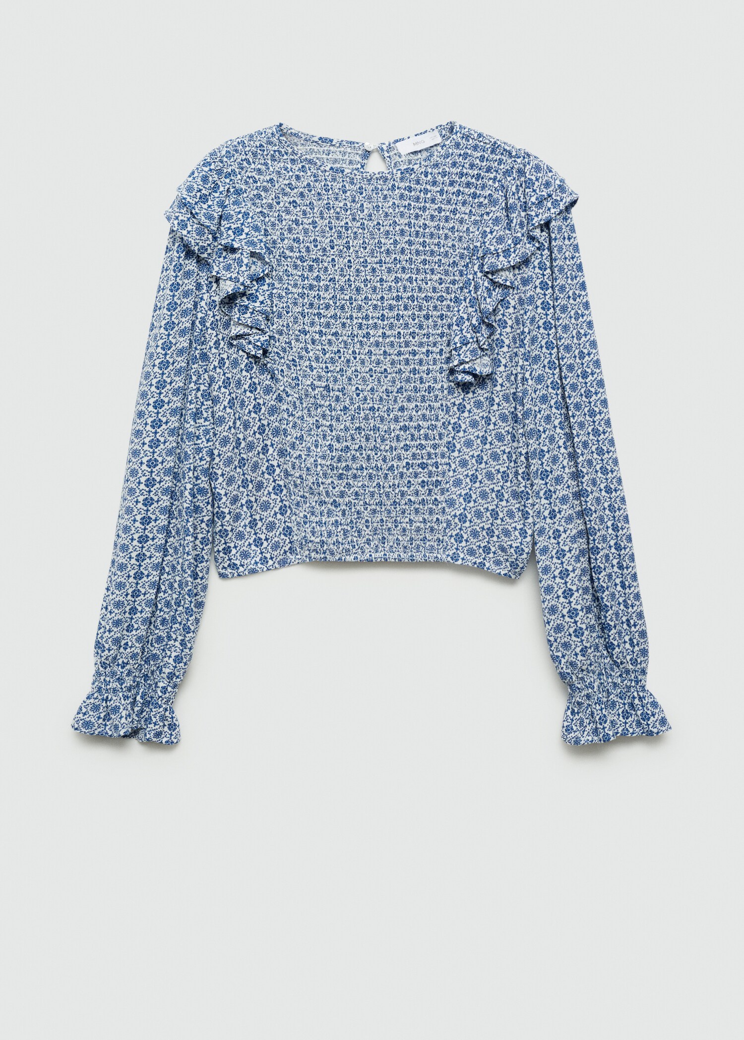 Brusa estampada volants - Article sense model