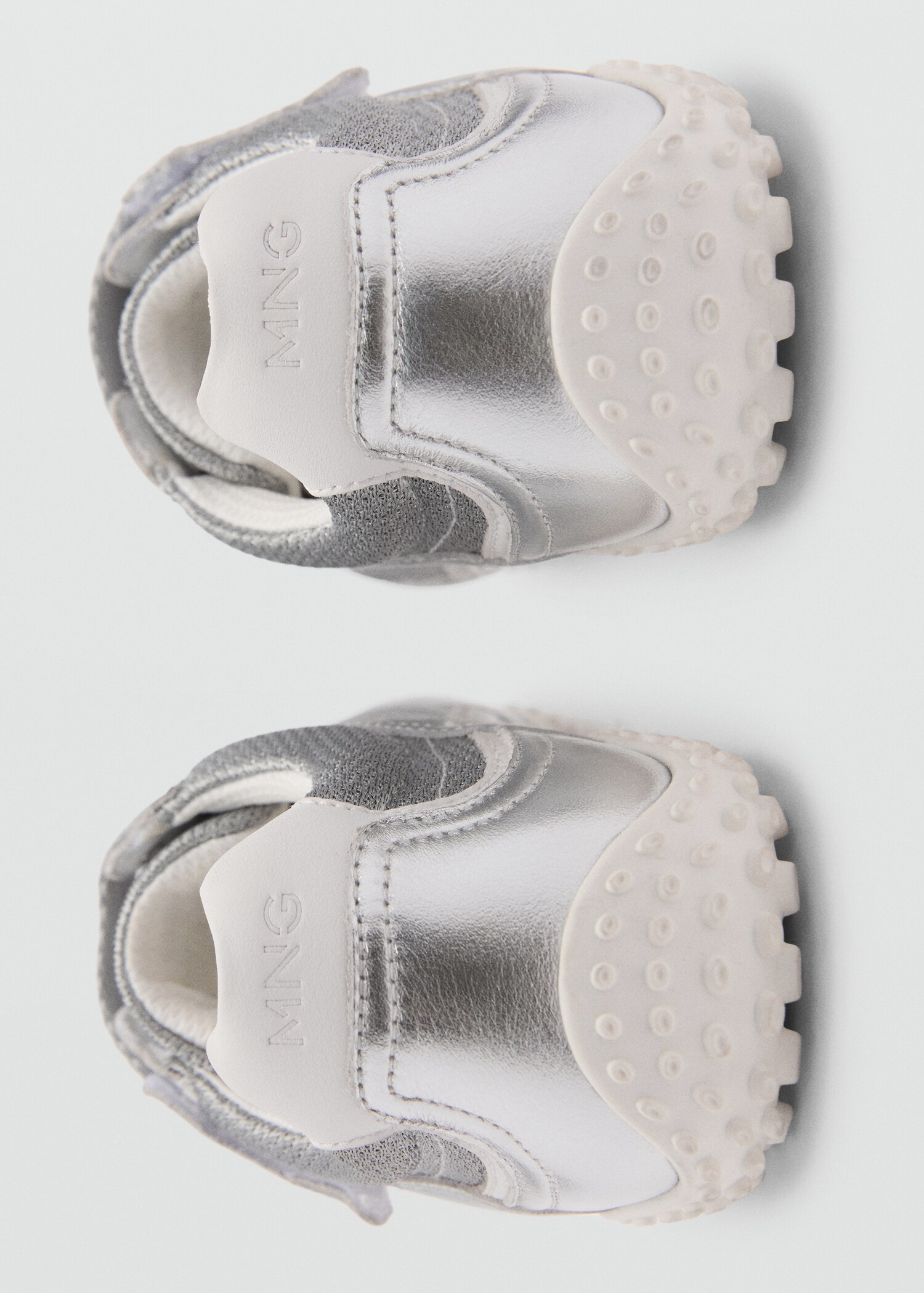 Canvas leather trainers - Details of the article 1