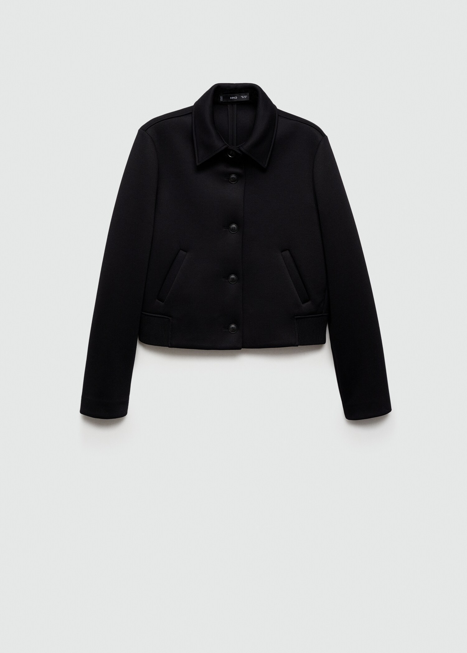 Straight-fit jacket with buttons - Article without model