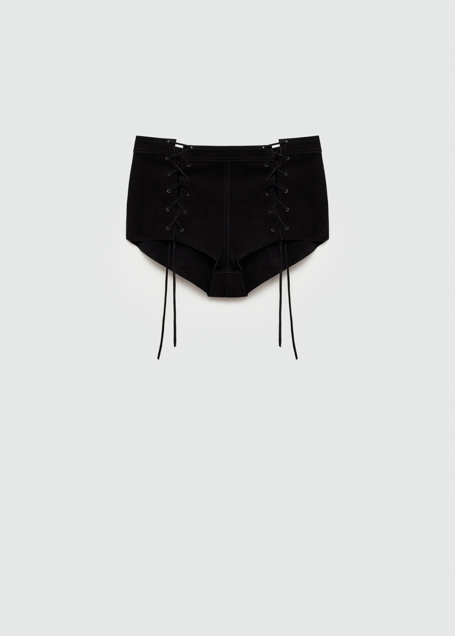 Shorts pell obertures llaços - Article sense model