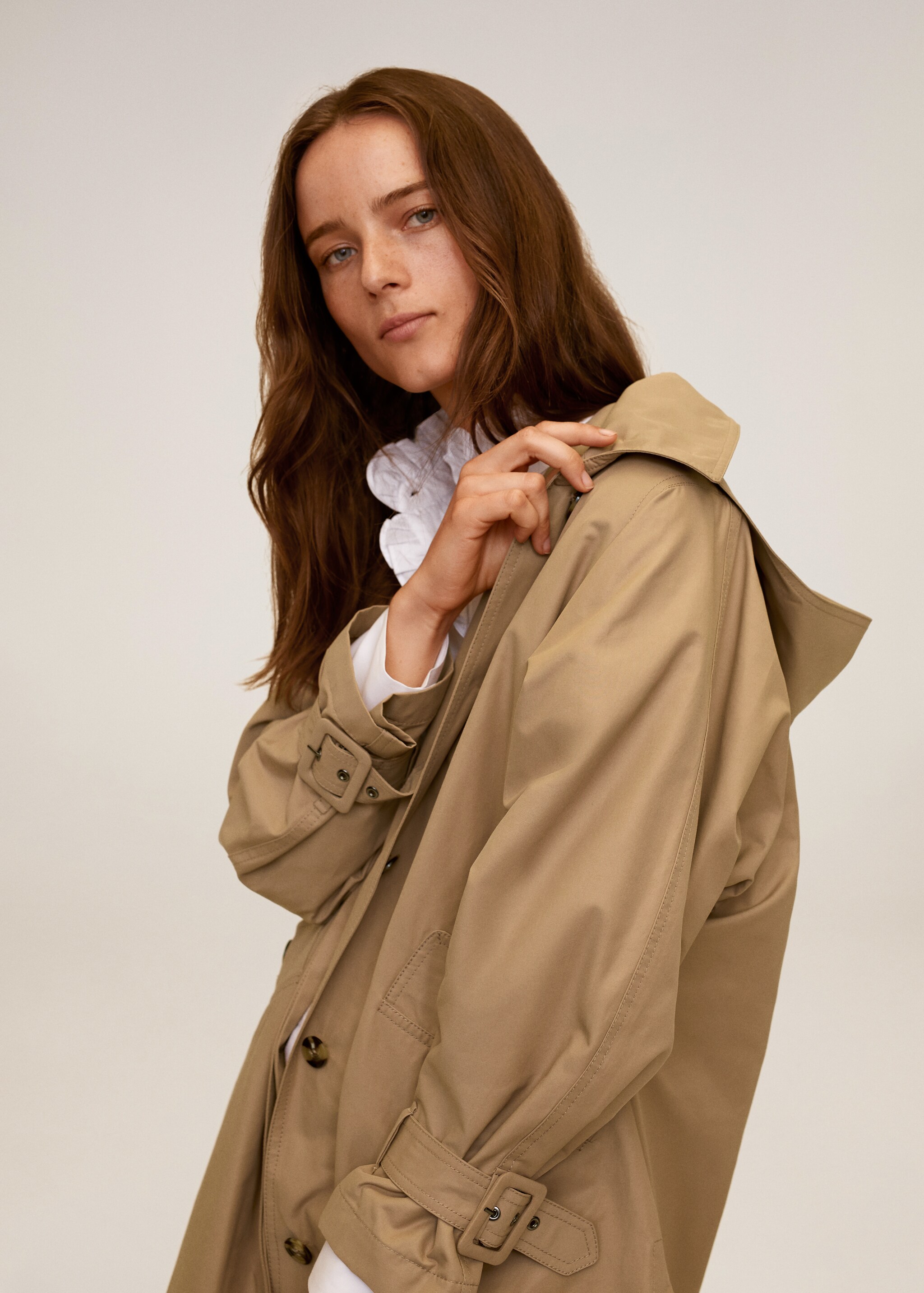 Gabardina algodón oversize - Detalle del artículo 1