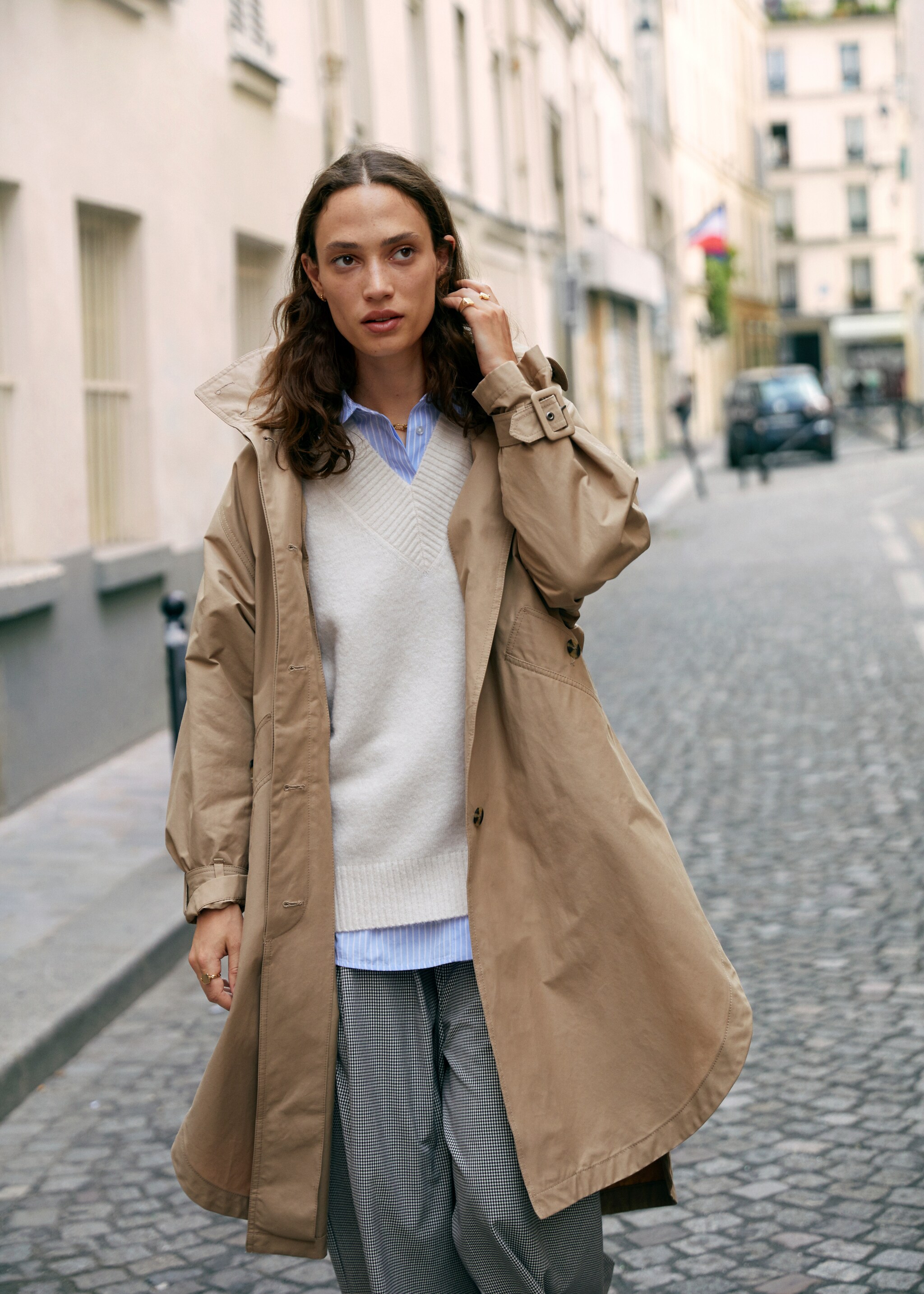 Gabardina algodón oversize - Detalle del artículo 6