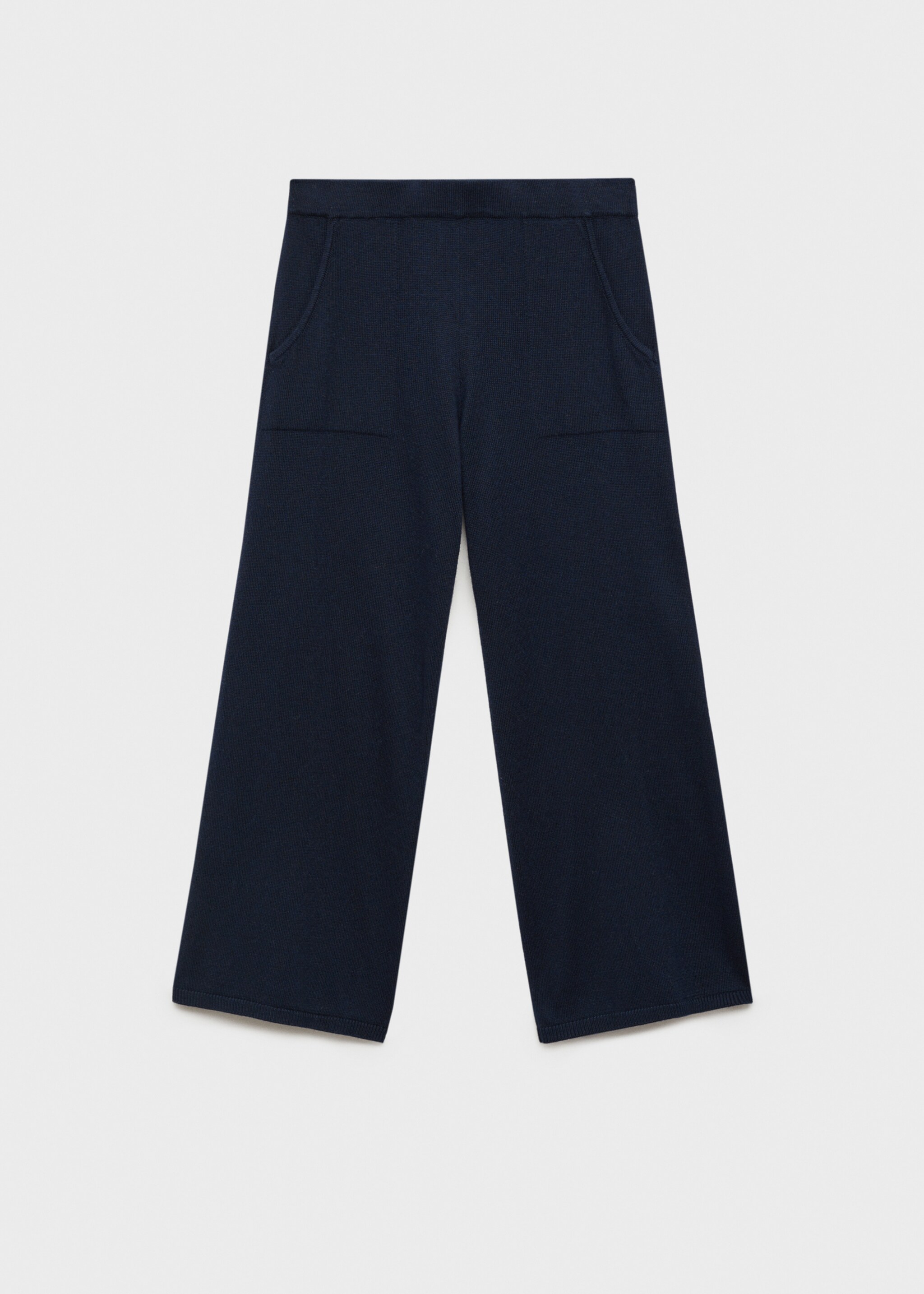 Pantaloni culotte din tricot - Articol fără model, Bleumarin închis. Ref: 77095151-00.