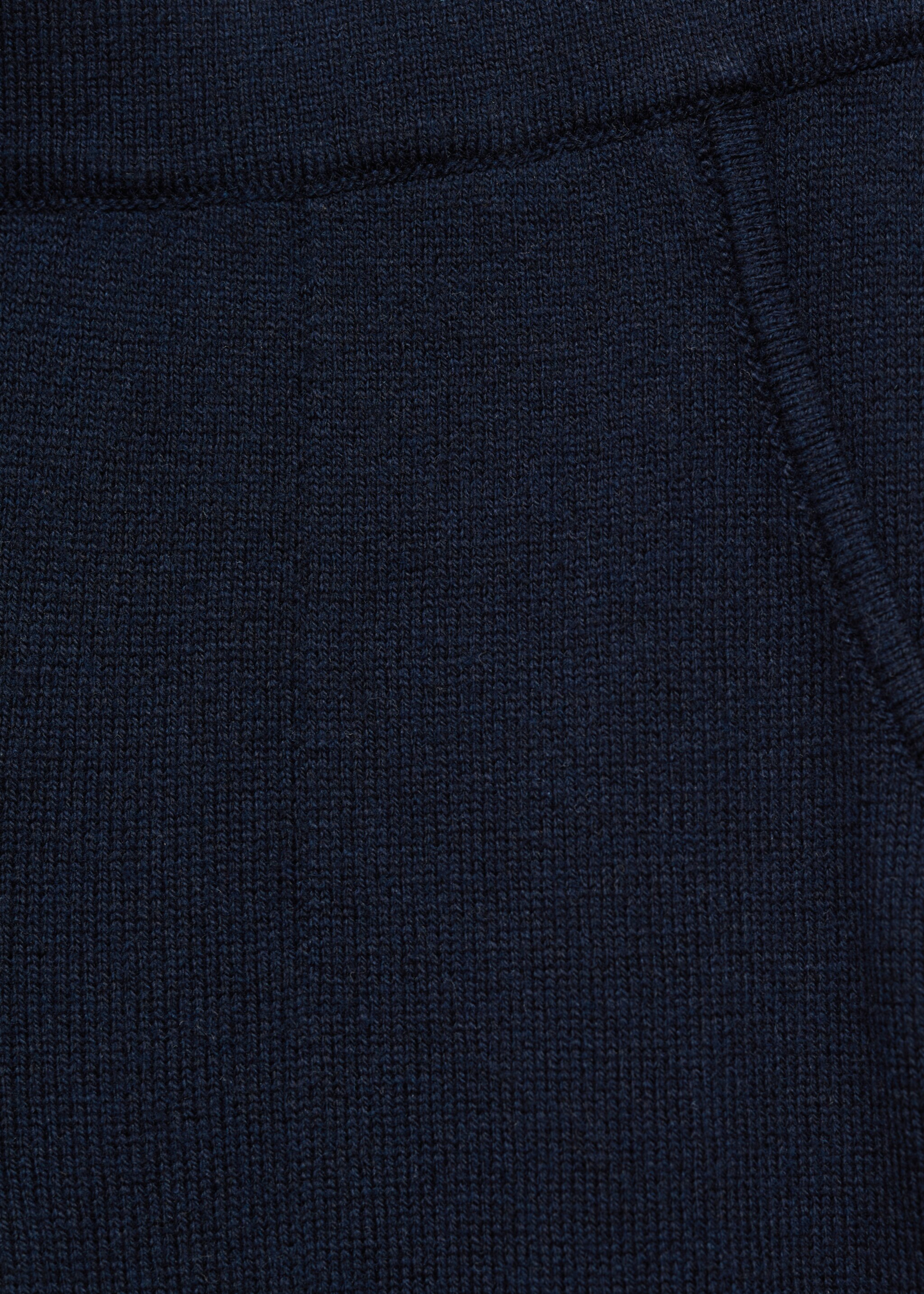 Pantaloni culotte din tricot - Detaliu al articolului 8, Bleumarin închis. Ref: 77095151-00.
