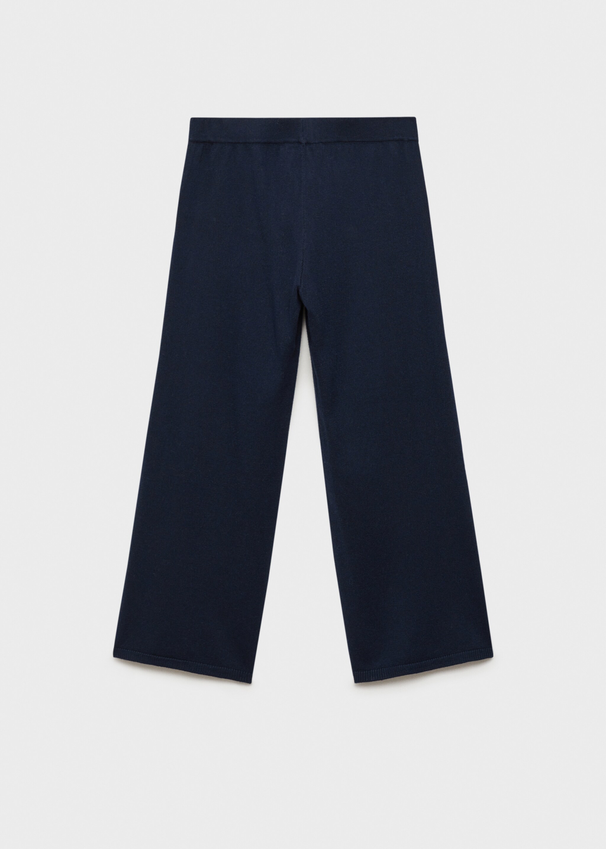Pantaloni culotte din tricot - Spatele articolului, Bleumarin închis. Ref: 77095151-00.