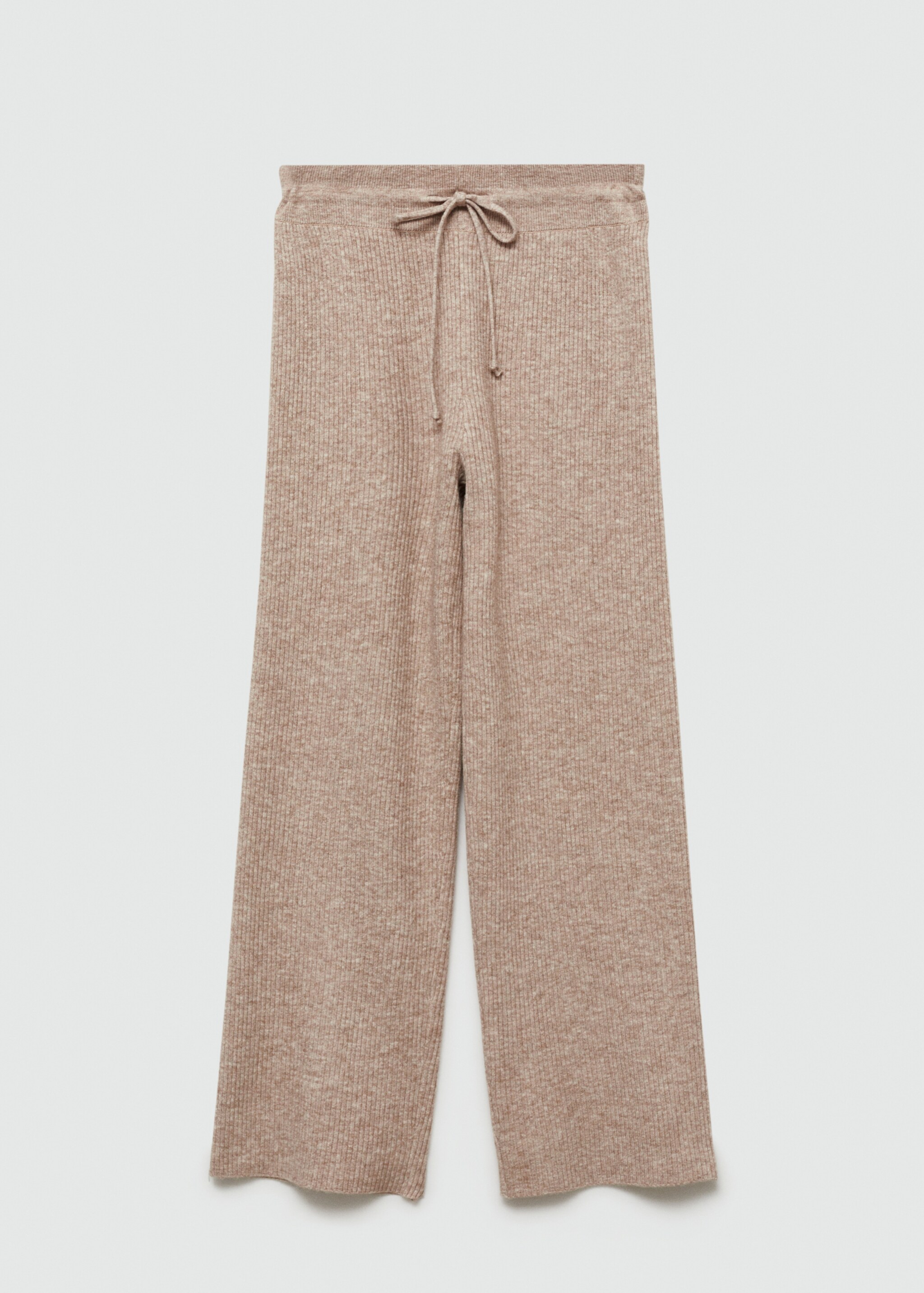 Pantalon maille côtelée fine - Article sans modèle