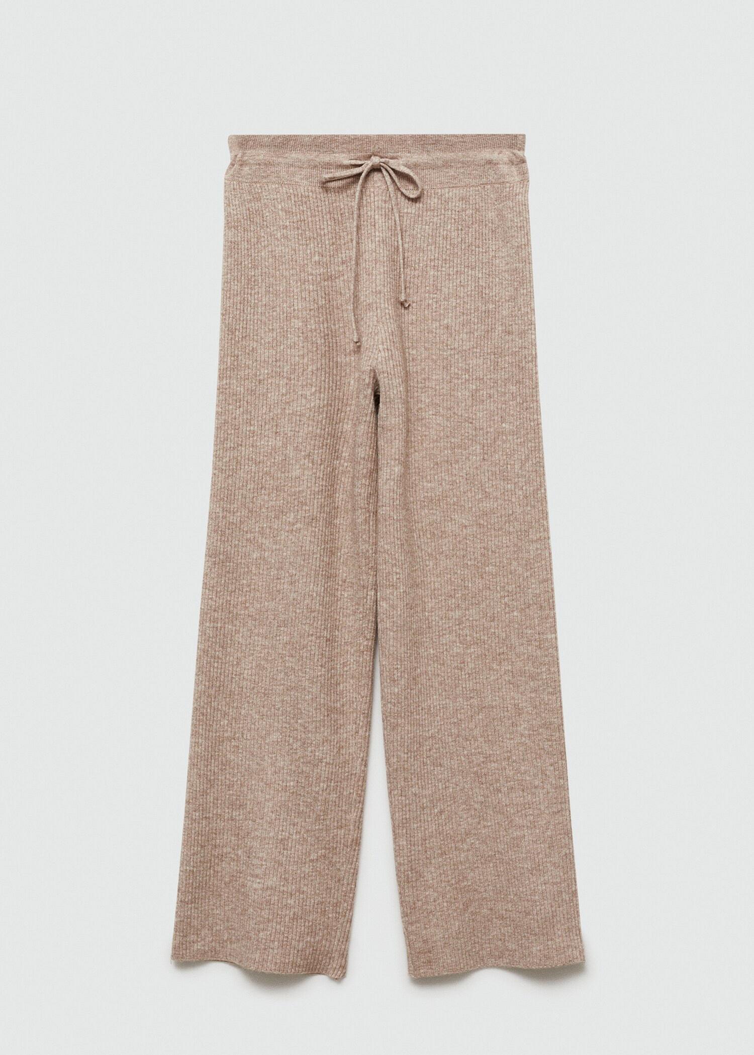 Pantalon maille côtelée fine - Article sans modèle