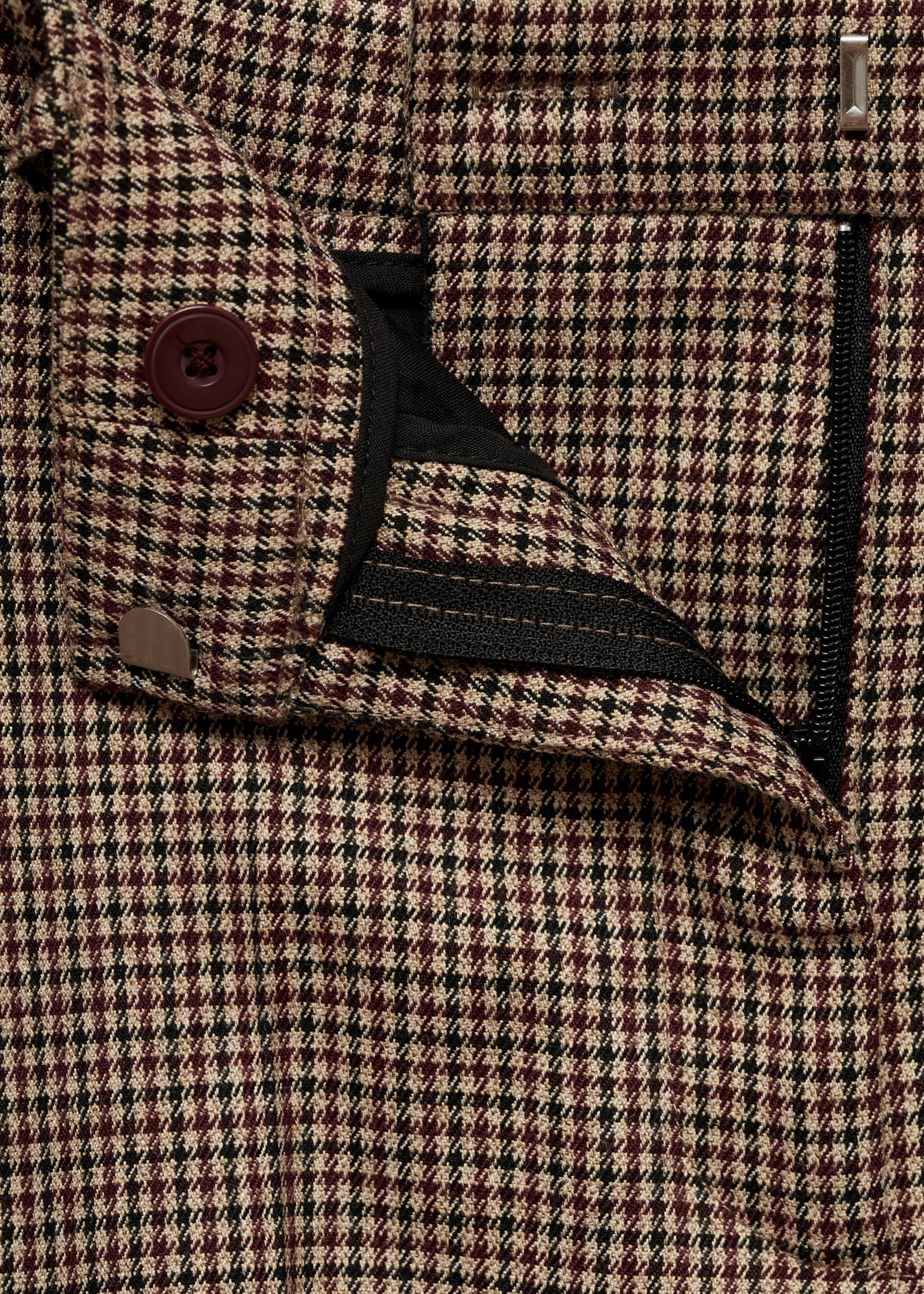 Pantalons skinny tir mitjà - Detall de l'article 0, Grana. Ref: 77095644-00.