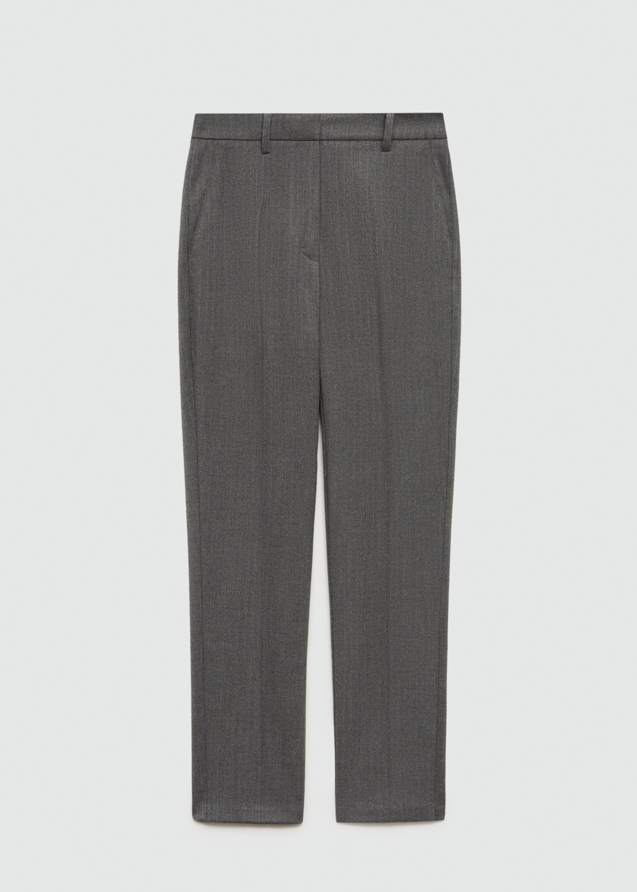 Mid-rise skinny trousers - Article without model, Grey. Ref: 77095644-00.