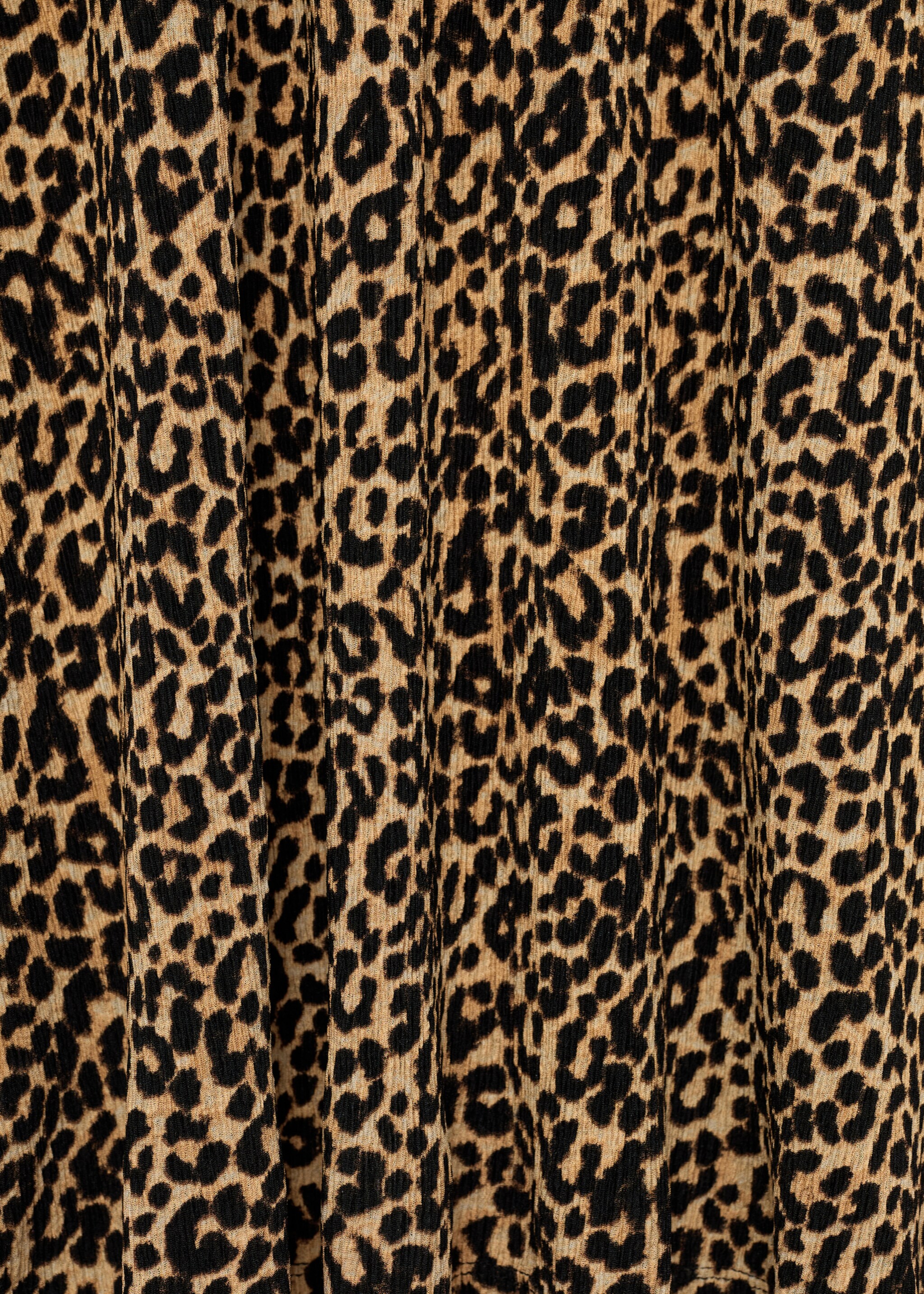 Leopard-print long dress - Détail de l'article 0, Marron. Ref: 77095648-00.