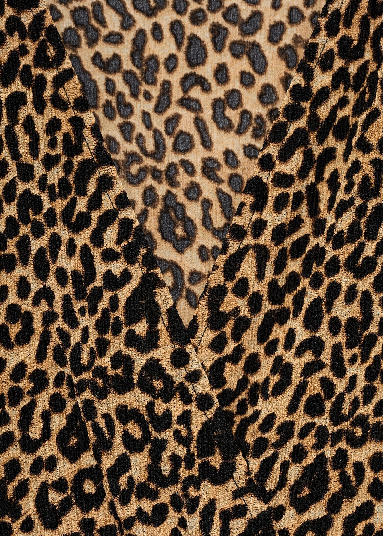 Leopard-print long dress - Détail de l'article 8