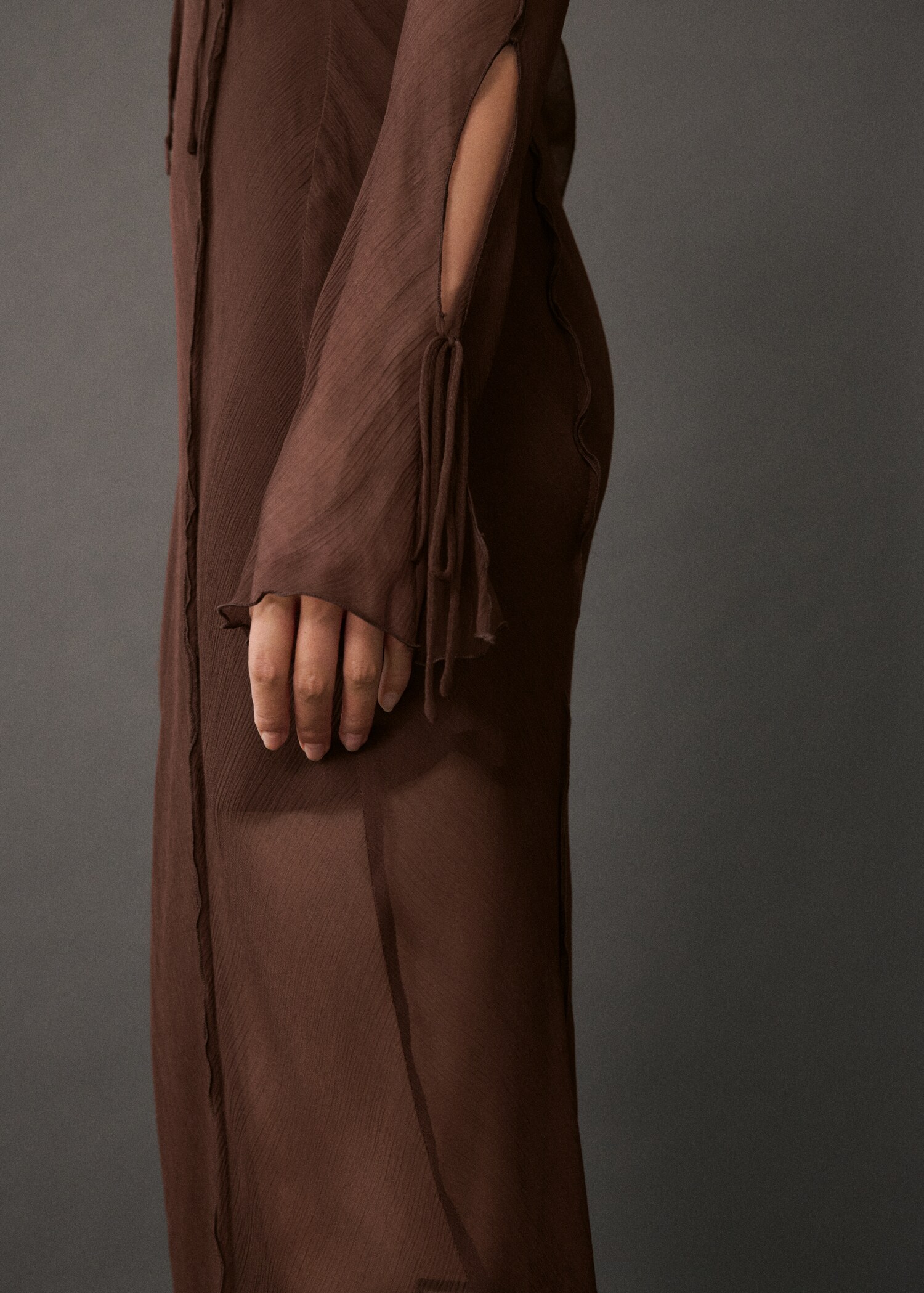 Vestido gasa evasé - Details of the article 6