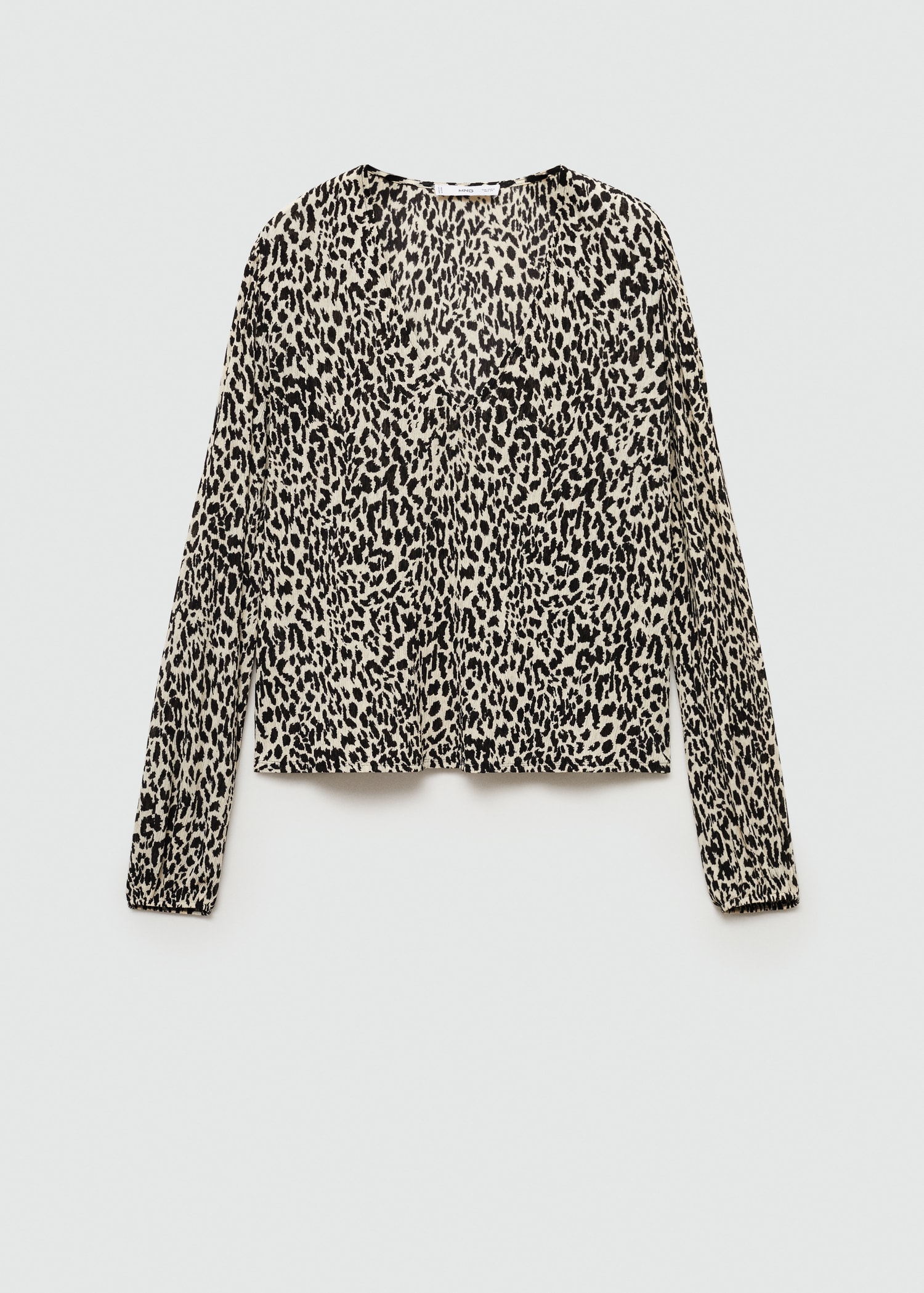 Blusa estampado animal print Mujer MANGO OUTLET España