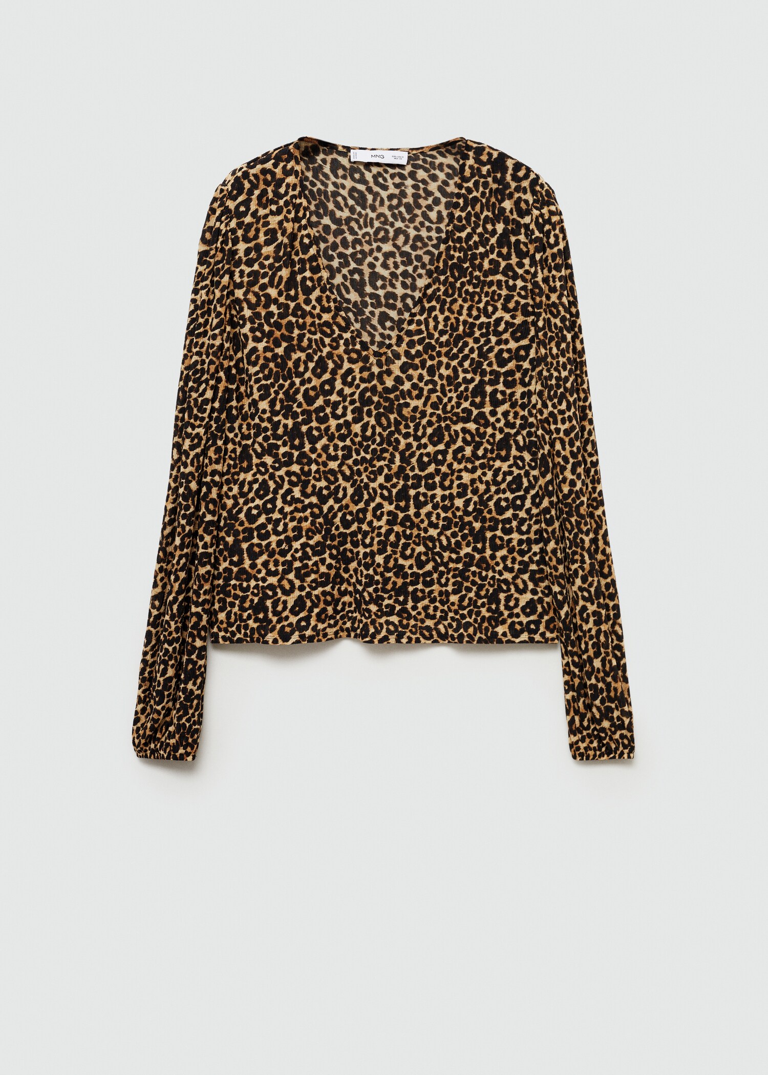 Animal-Print-Bluse - Artikel ohne Model