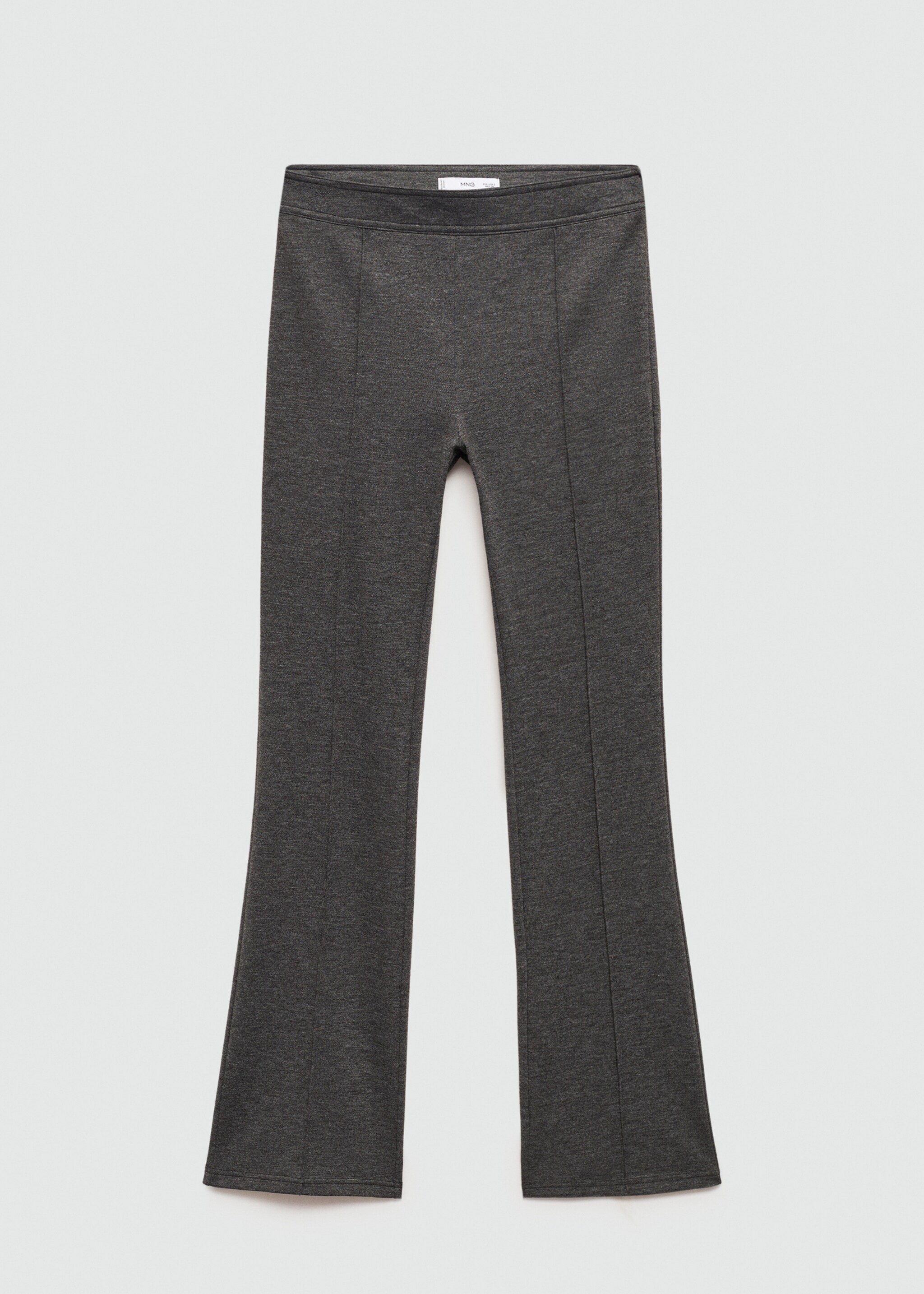 Flared trousers with seams - Article without model, Grey. Ref: 77095661-00.