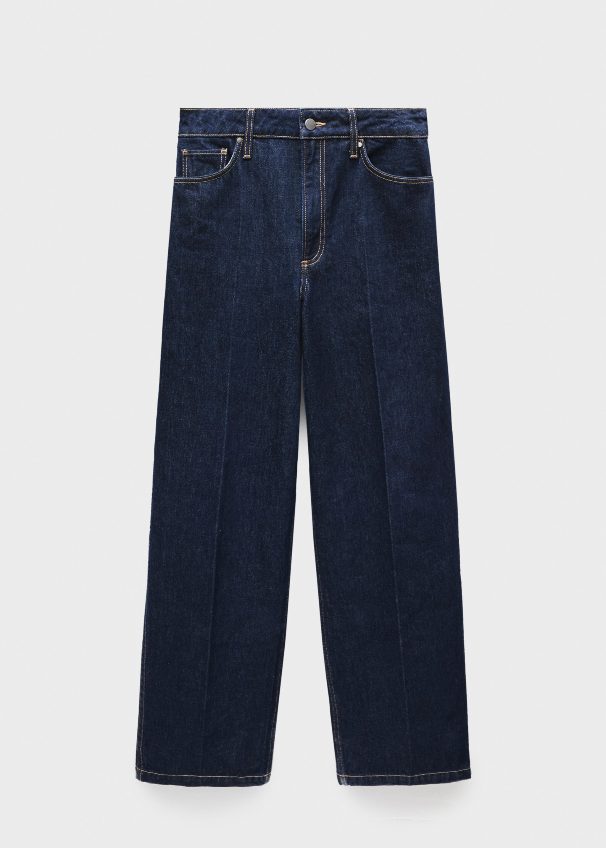 Wide leg rinse-wash jeans - Article without model, Open Blue. Ref: 77095665-00.