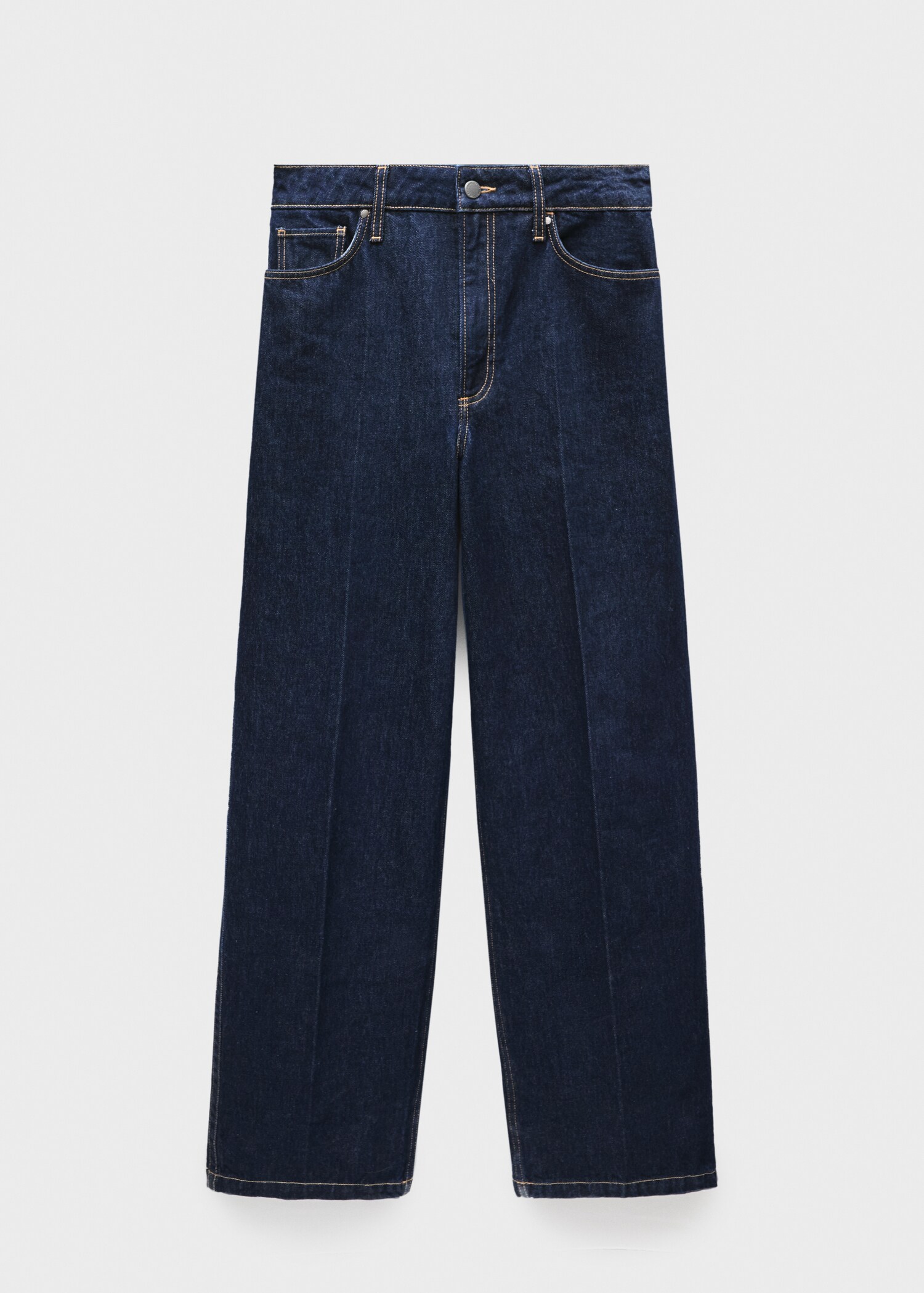 Wide leg rinse-wash jeans - Article without model