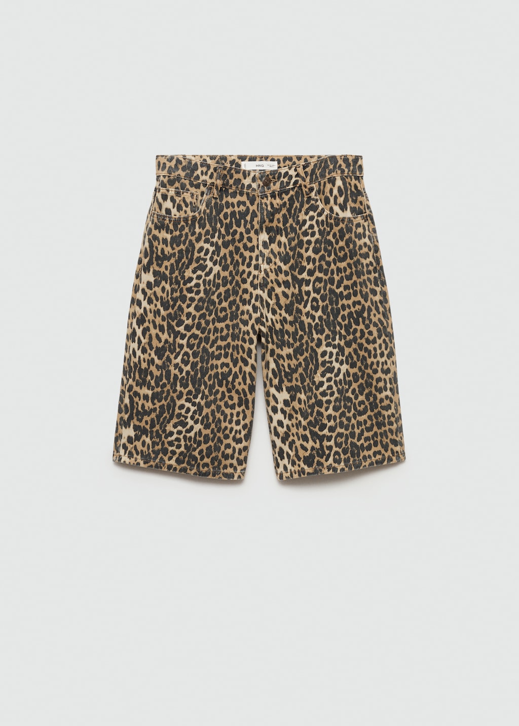 【THM】Leopard shorts Brown　Mサイズ THM leopard easy shorts ブラウン・ベージュ・カーキ