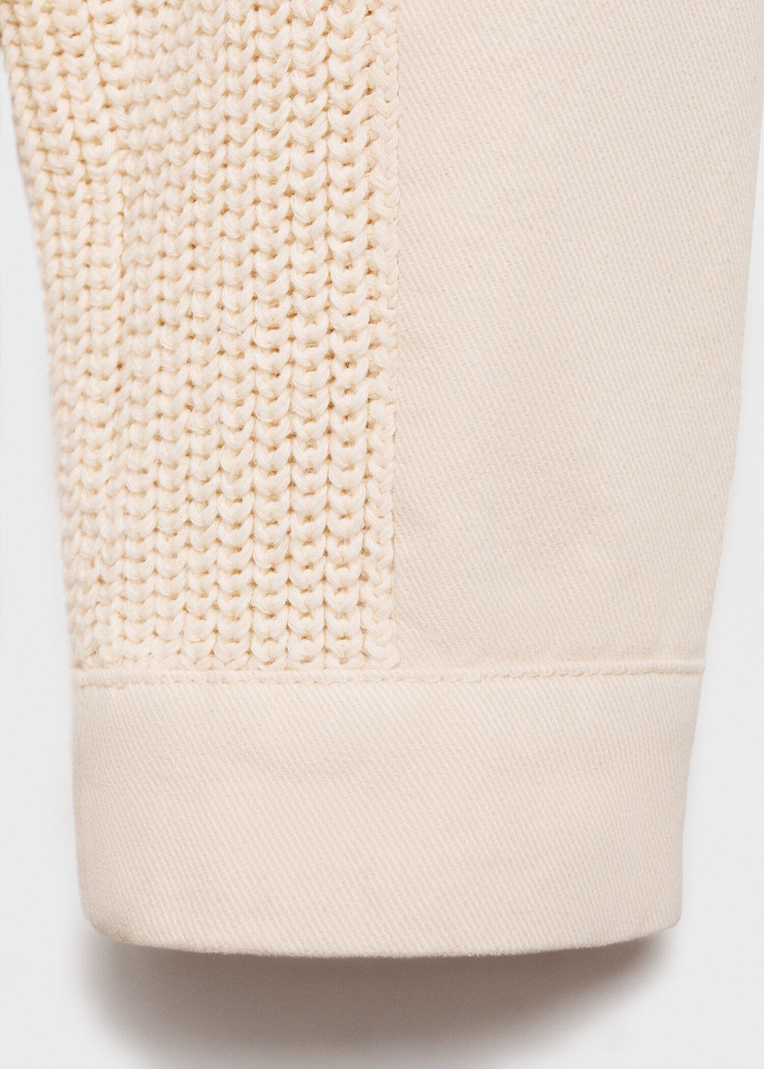 Combined knitwear jacket - Details of the article 0