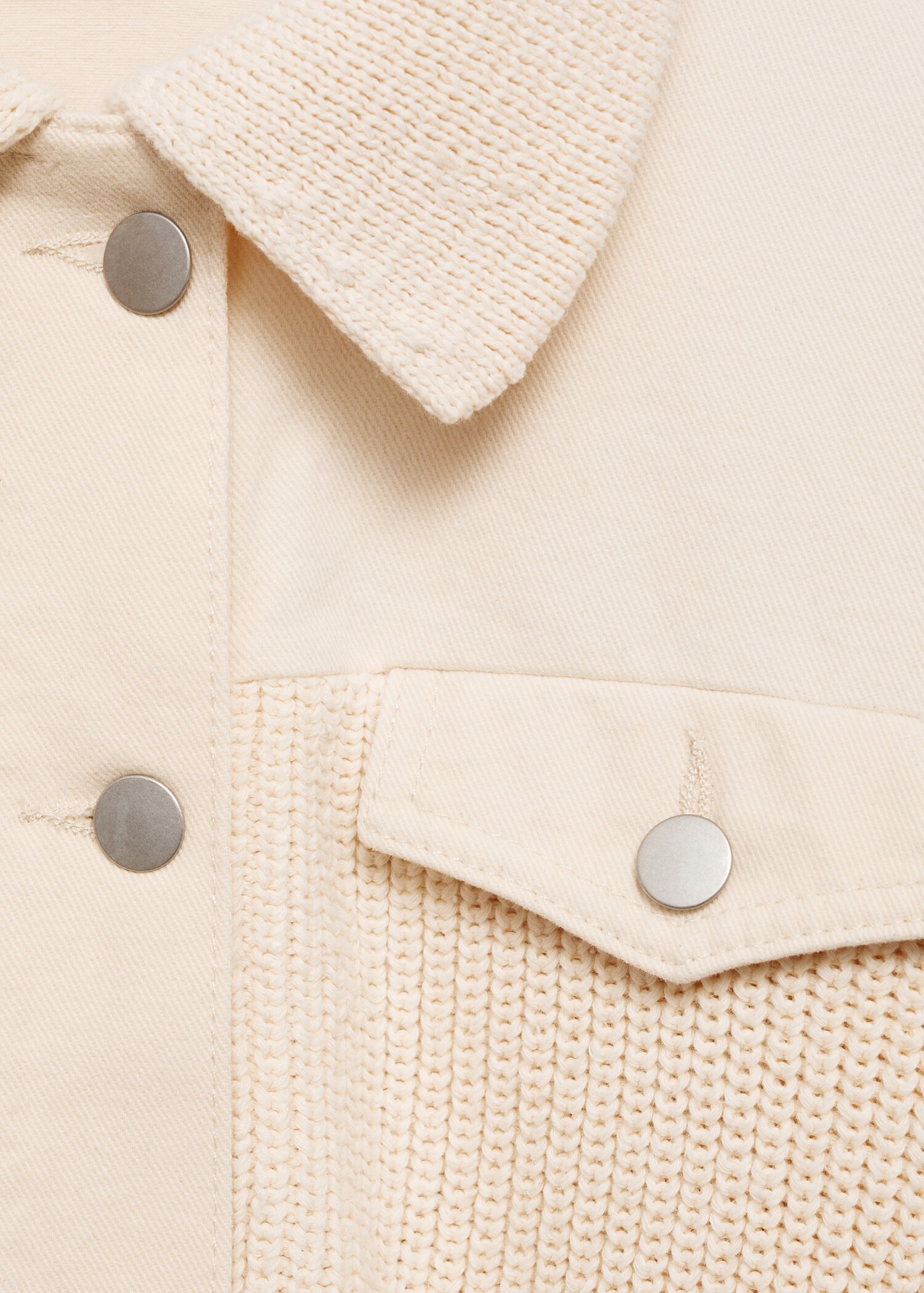 Combined knitwear jacket - Details of the article 8