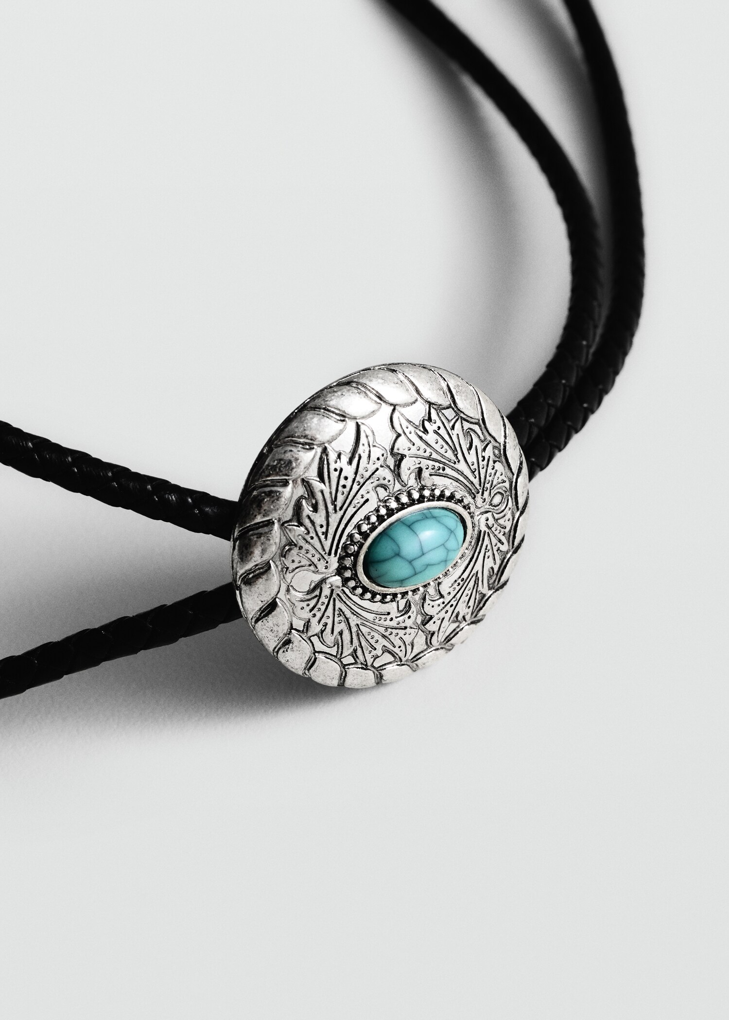 Koordketting met kraal - Middenvlak