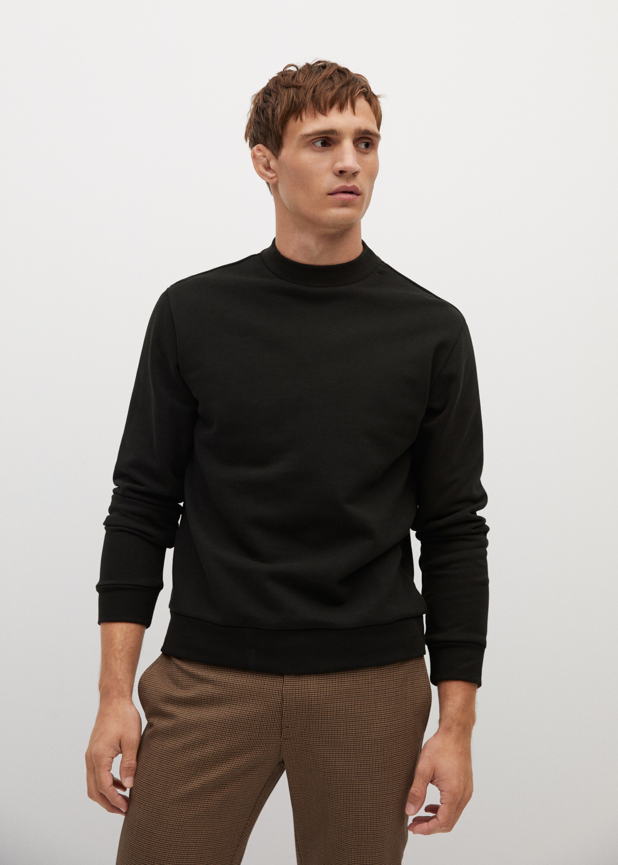 Sudadera felpa algodón - Plano medio