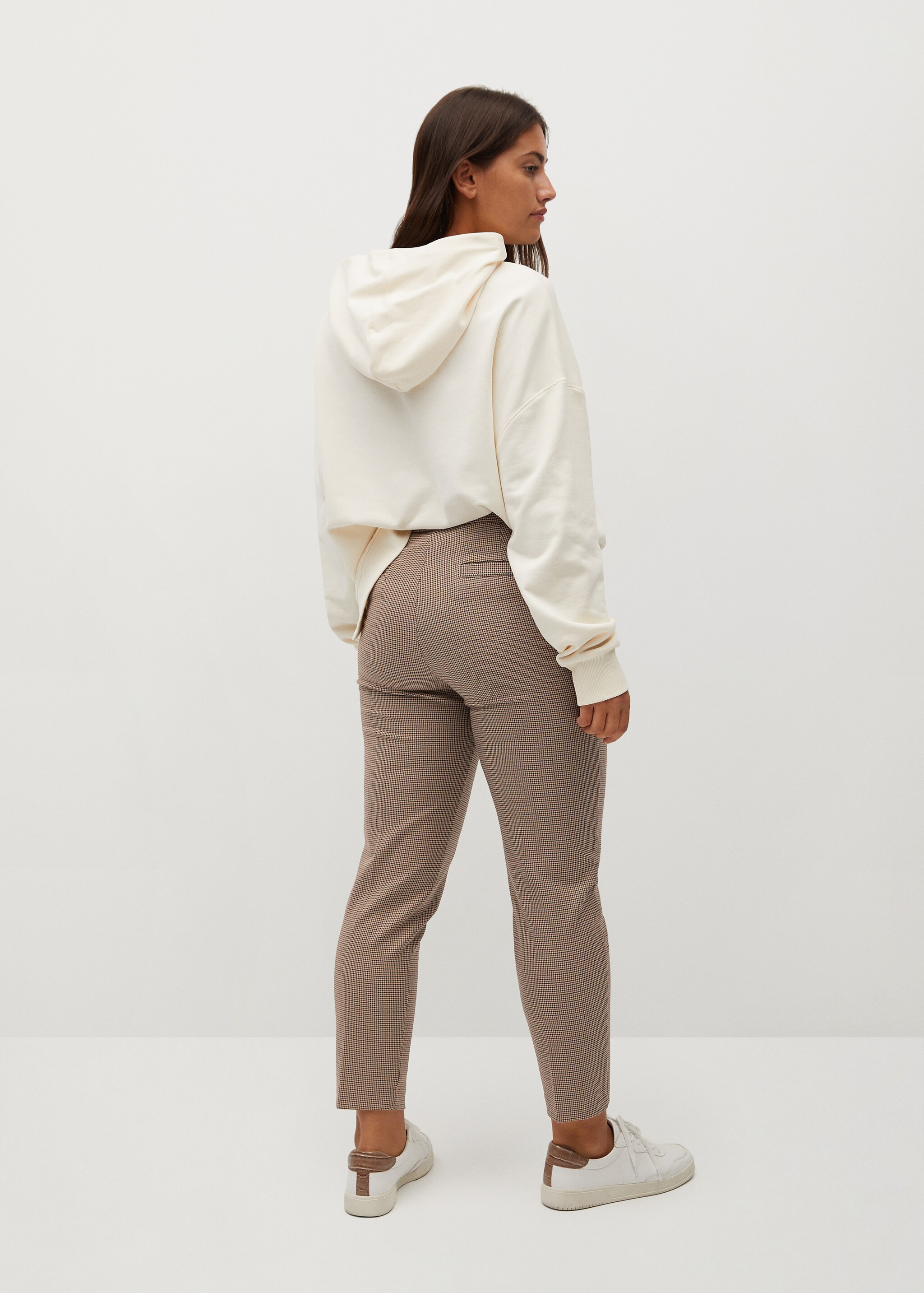 Slim-fit cropped trousers - Reverse of the article