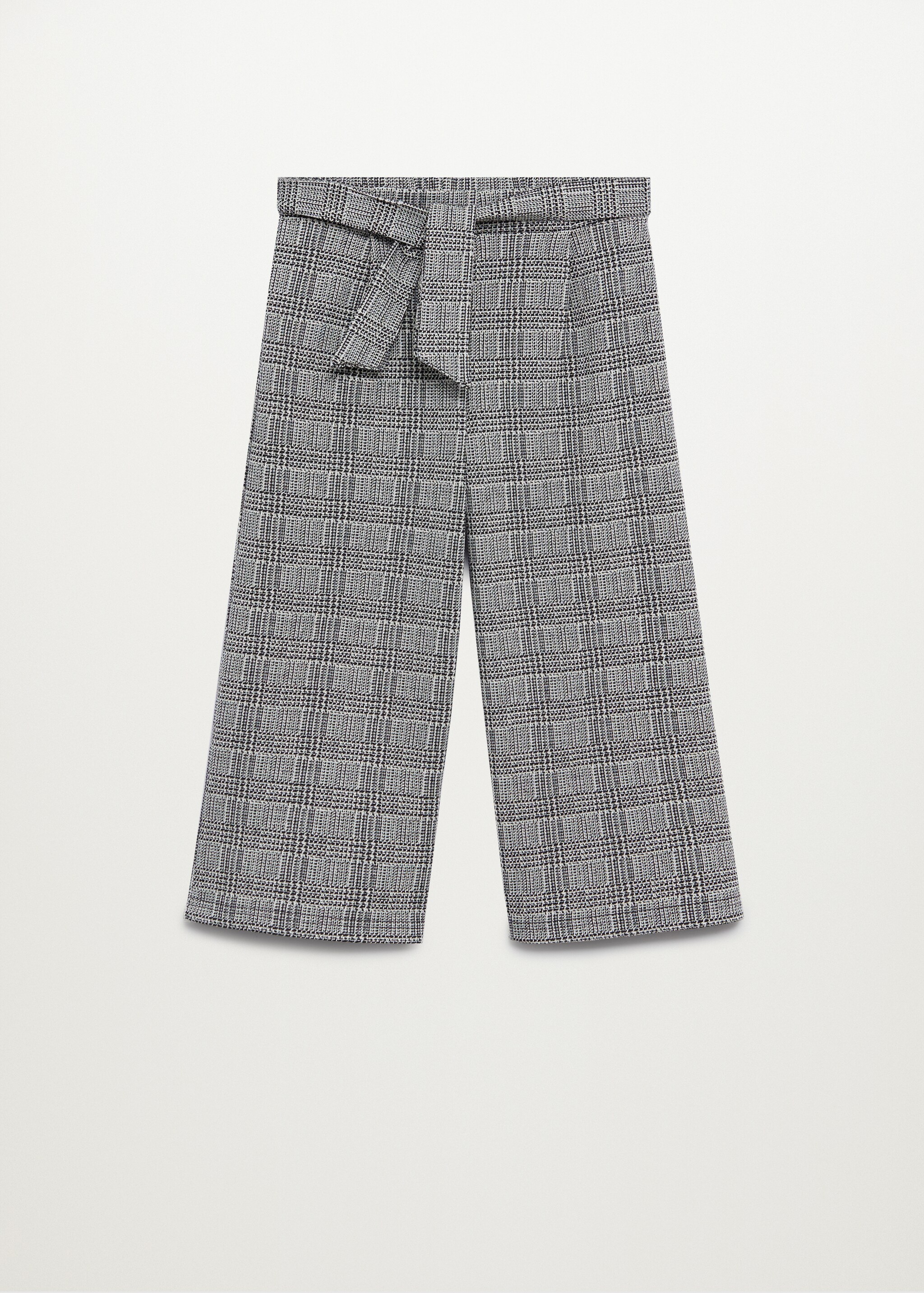 Pantalón culotte cuadros - Artículo sin modelo