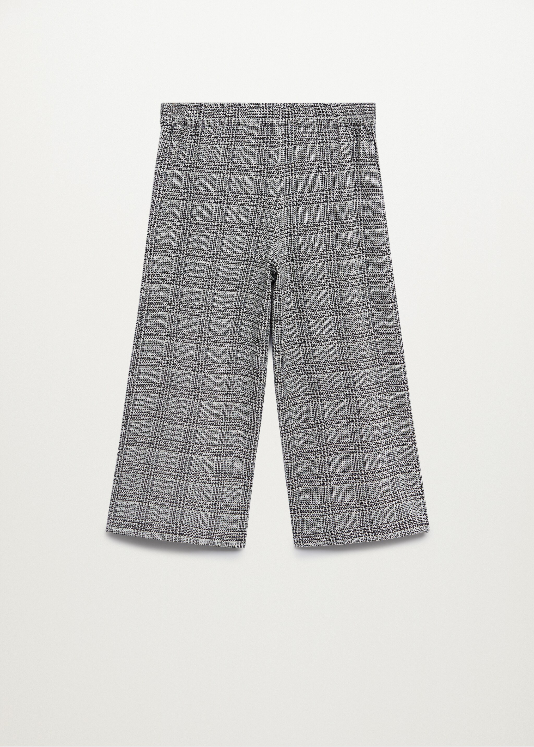 Pantalón culotte cuadros - Reverso del artículo