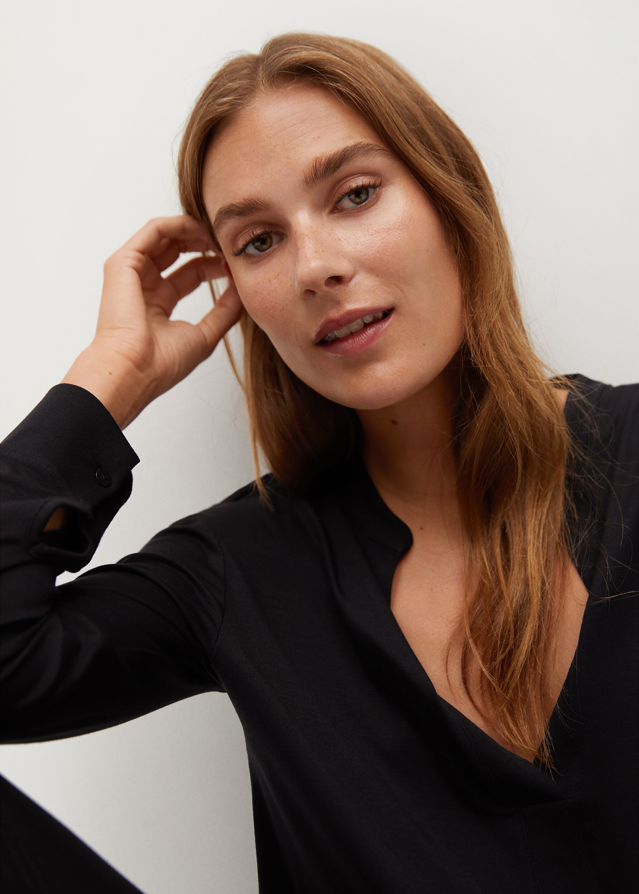Tričko oversize s dlouhým rukávem - Detail zboží 1