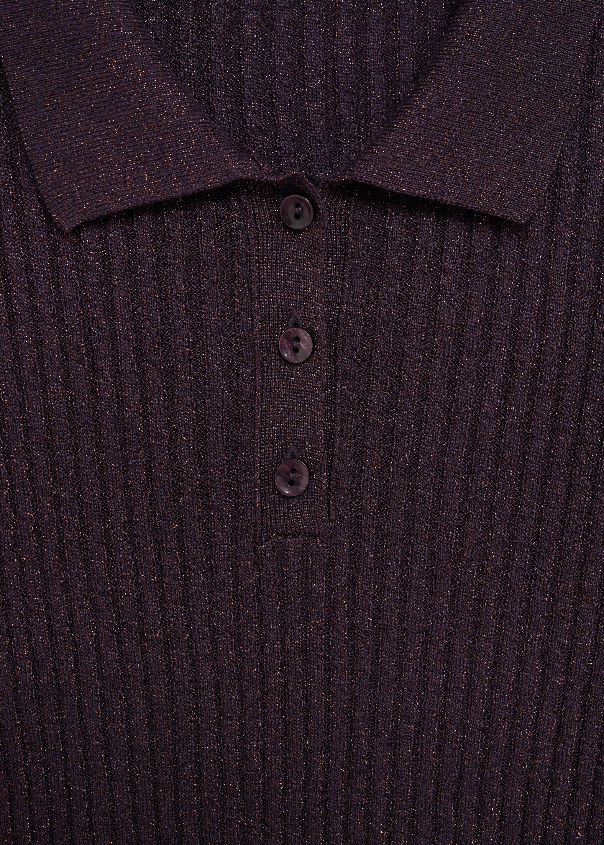 Polo canalé metalizado - Detalle del artículo 8