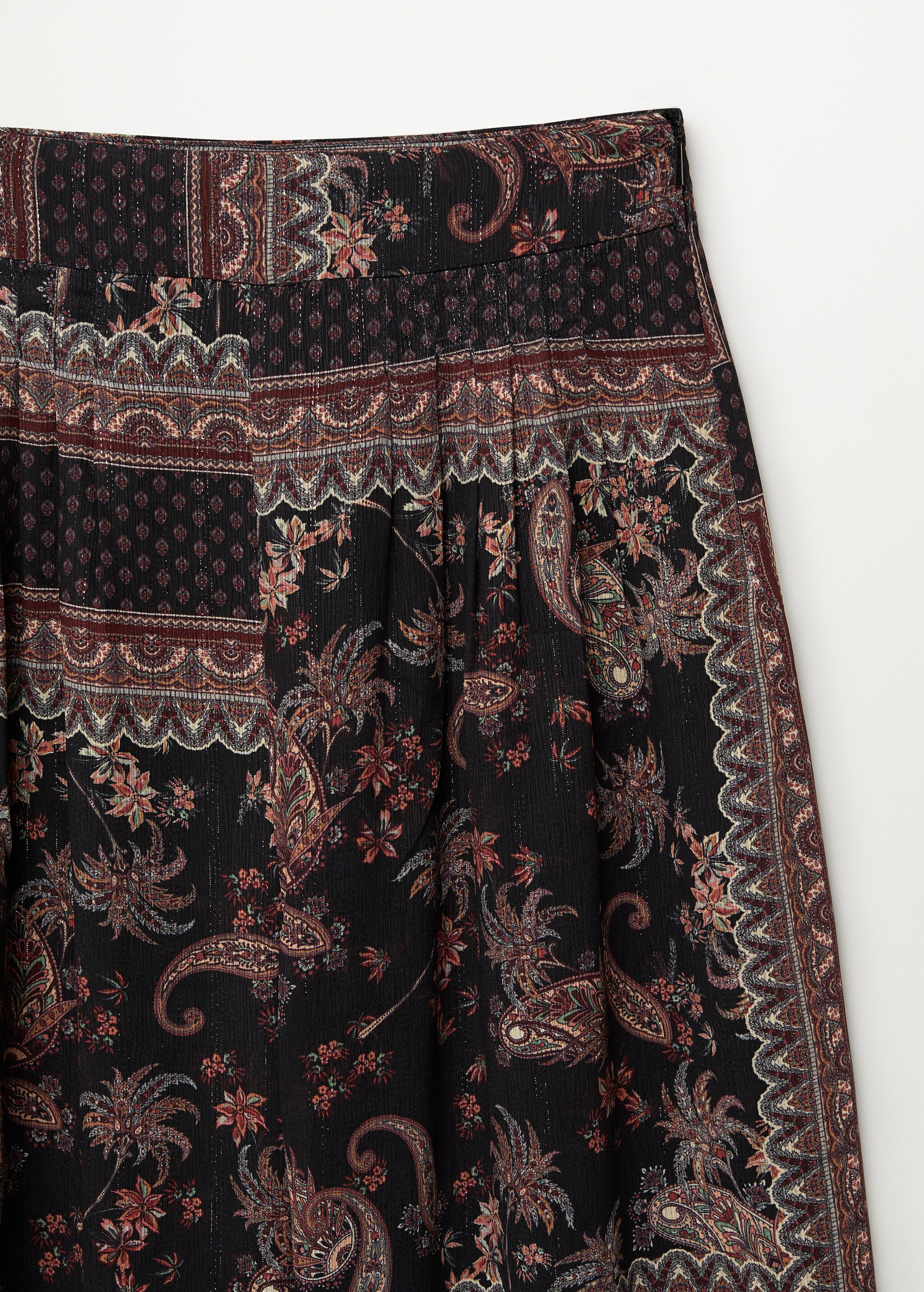 Flowy printed trousers - Details of the article 8