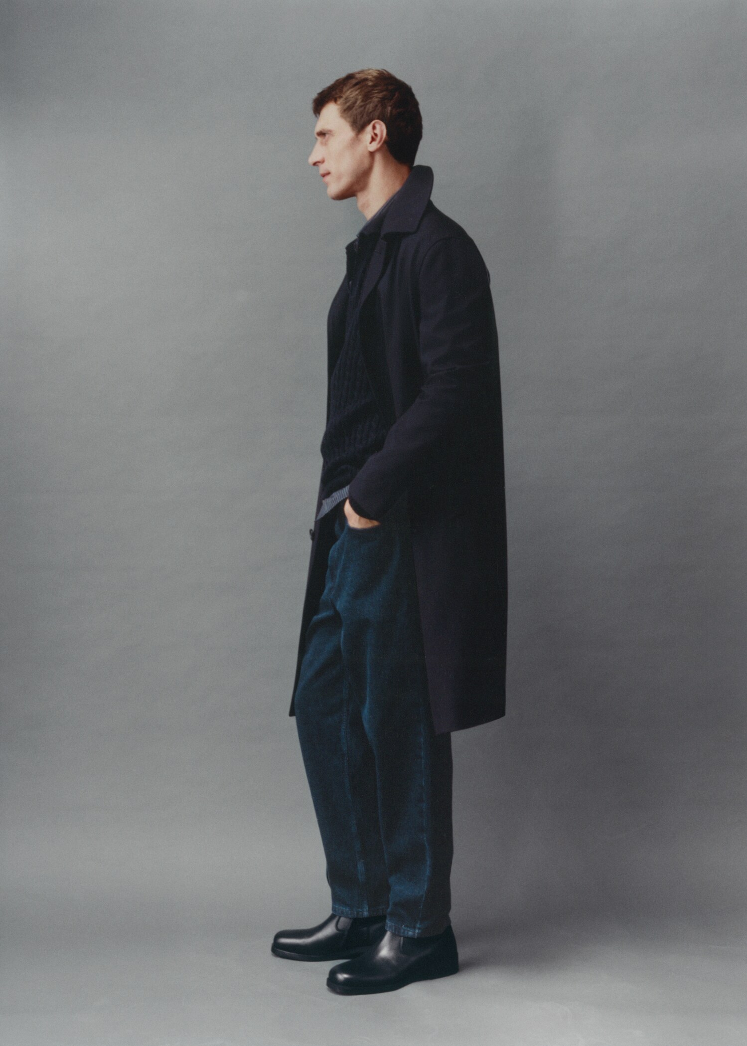 Gabardina oversize comfort stretch - Detalle del artículo 4