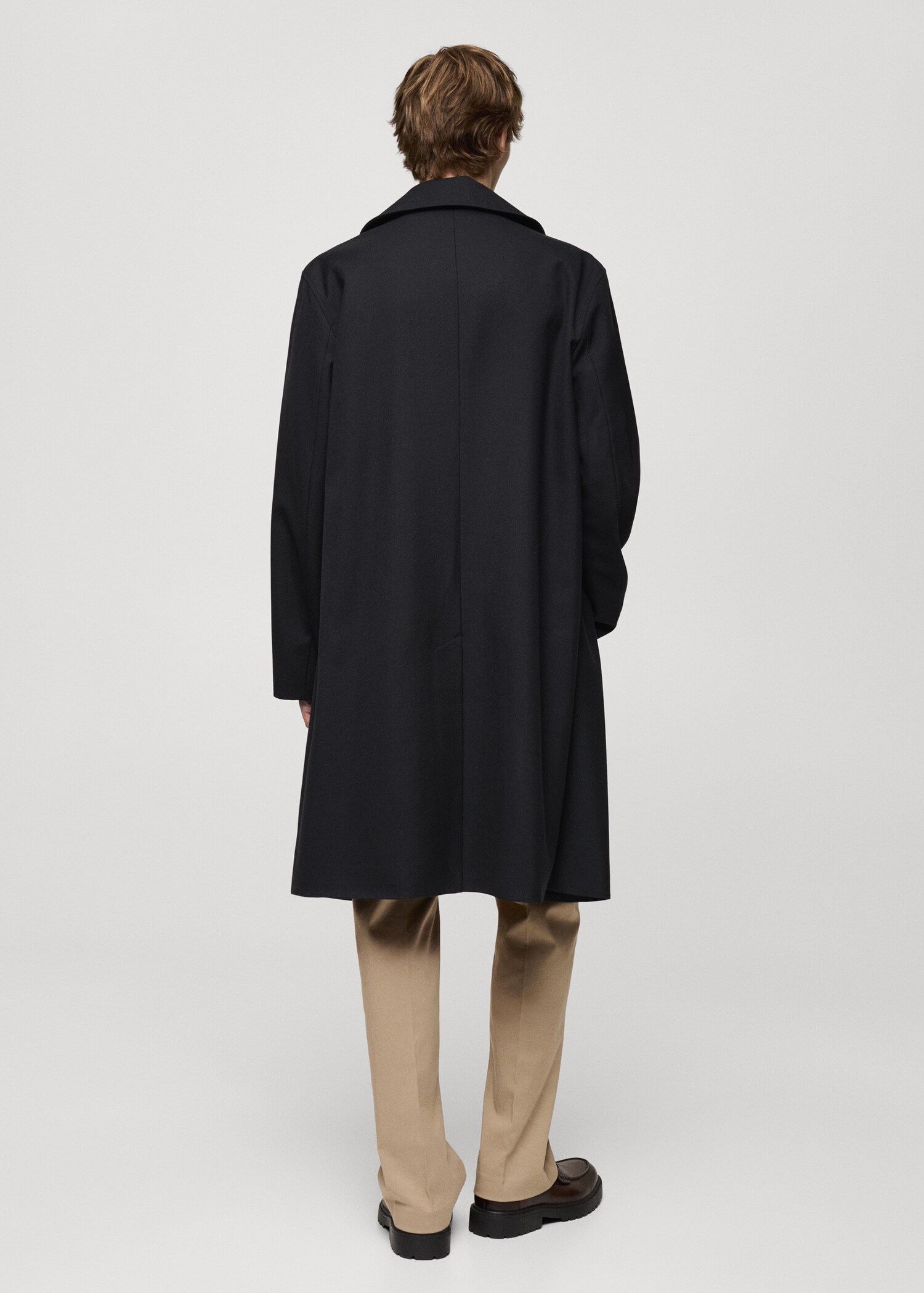 Gabardina oversize comfort stretch - Reverso del artículo