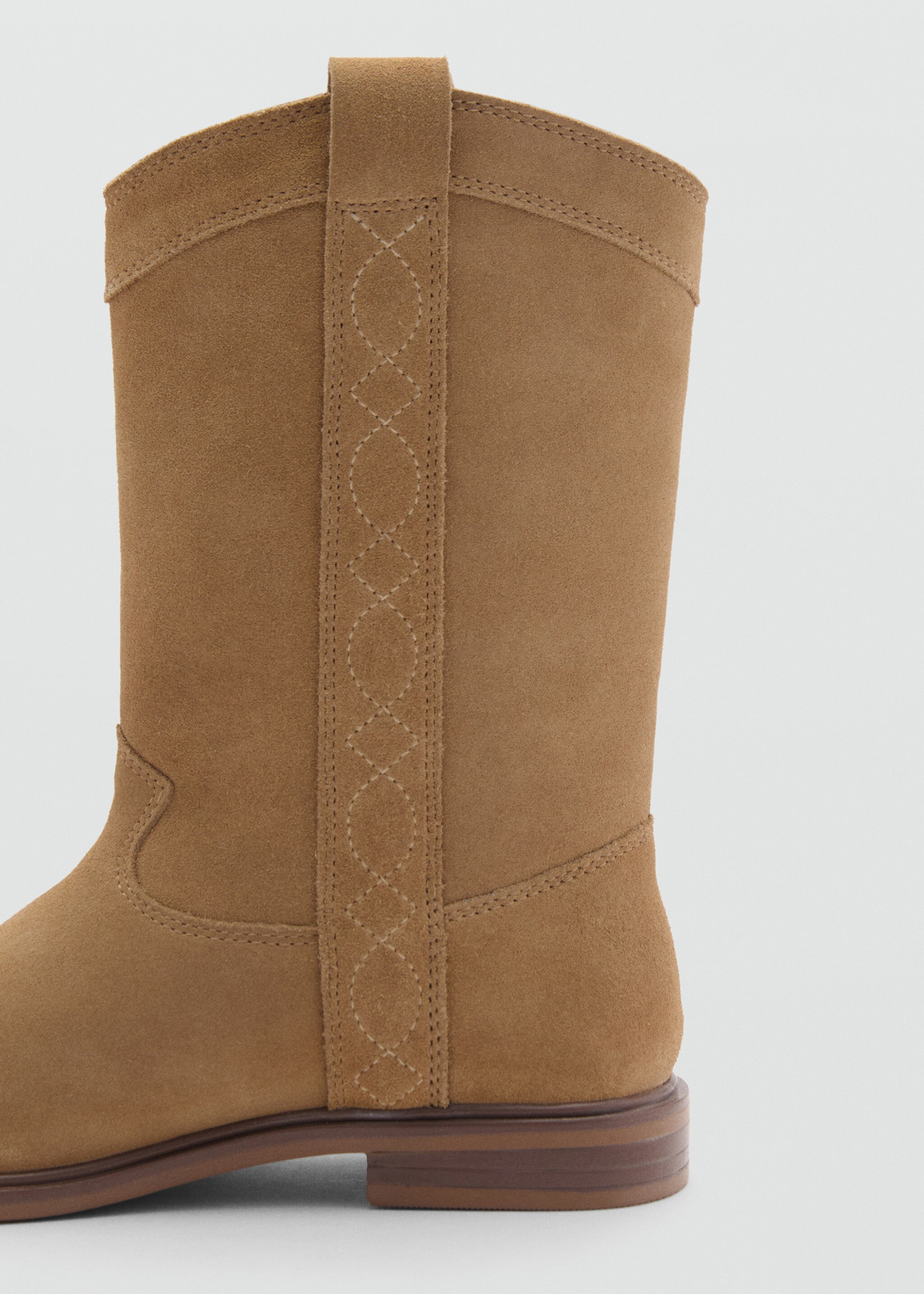 Hohe Lederstiefel - Detail des Artikels 1, Sandfarben. Ref: 77095962-00.